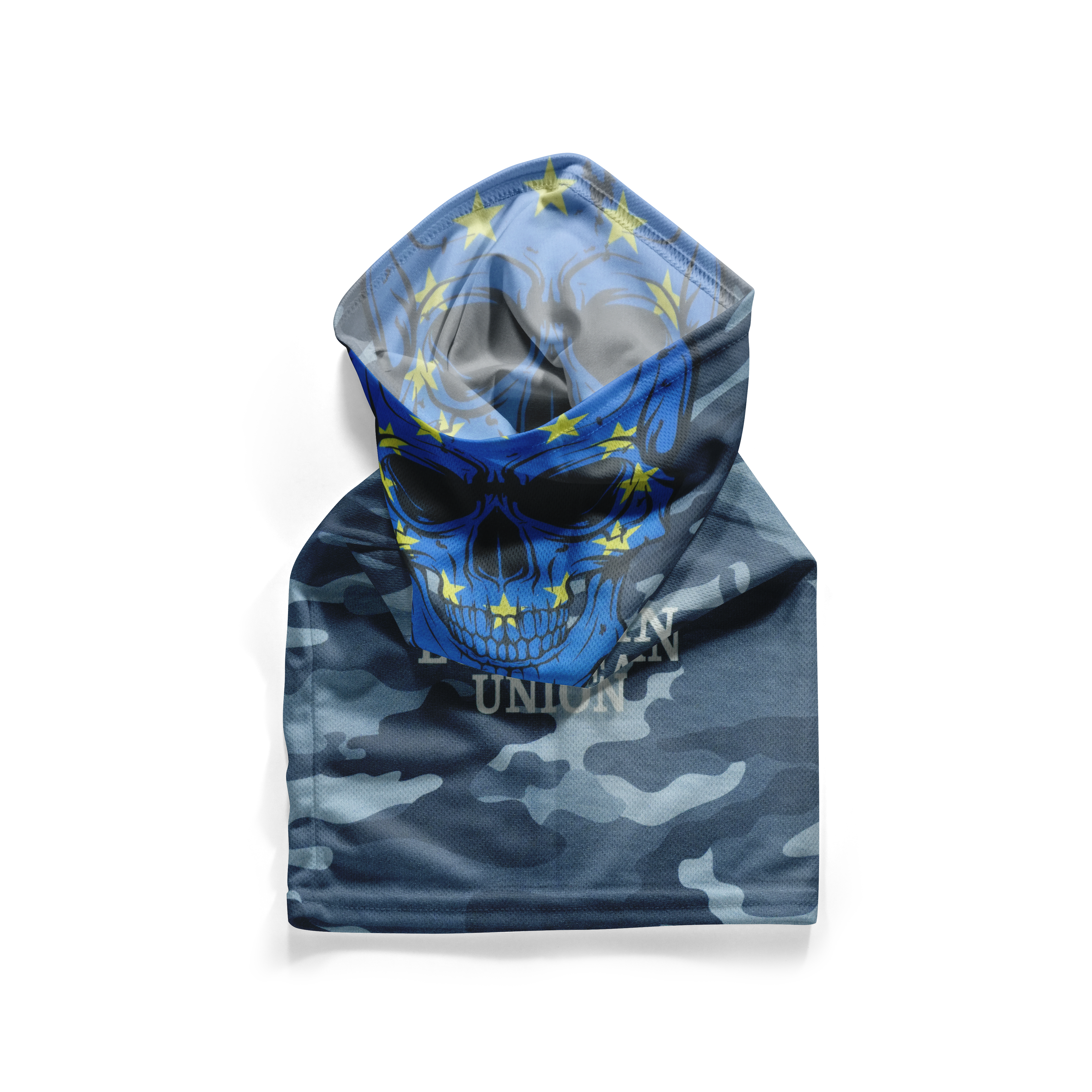 Made in Europe Skull Flag Snood – Breathable Mask Neck Gaiter Face Covering