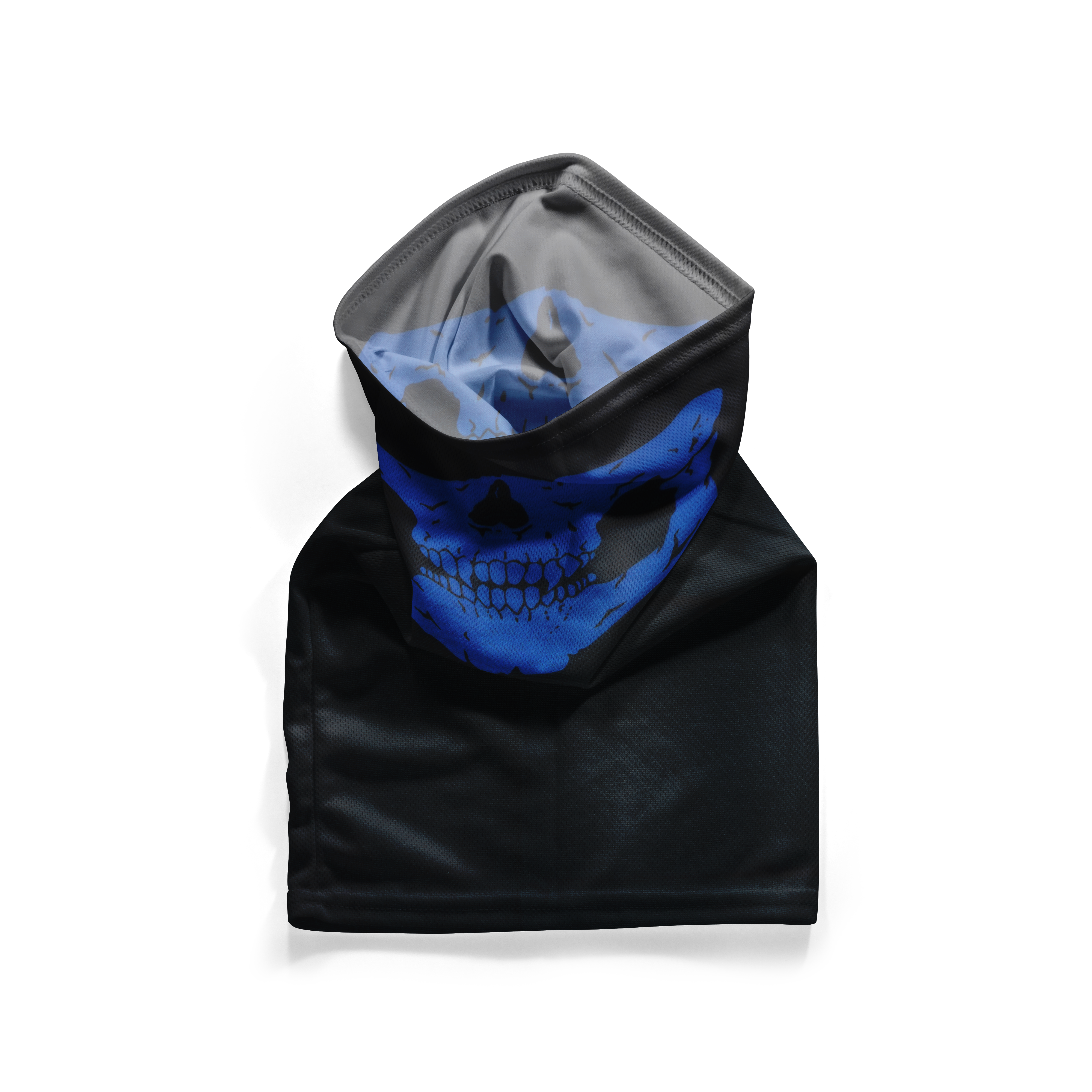Skull Blue Snood– Breathable Mask Neck Gaiter Face Covering