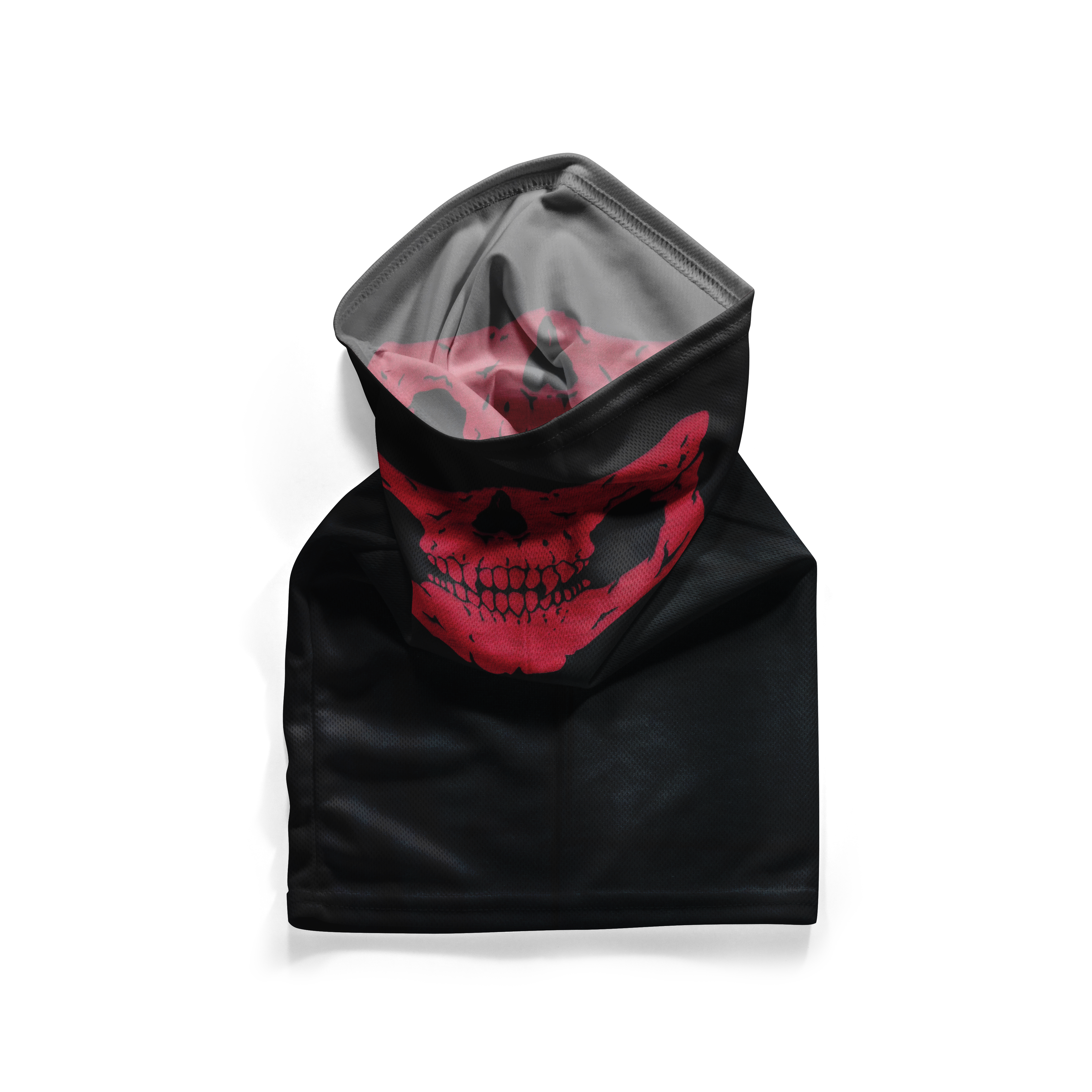 Skull Red Snood– Breathable Mask Neck Gaiter Face Covering