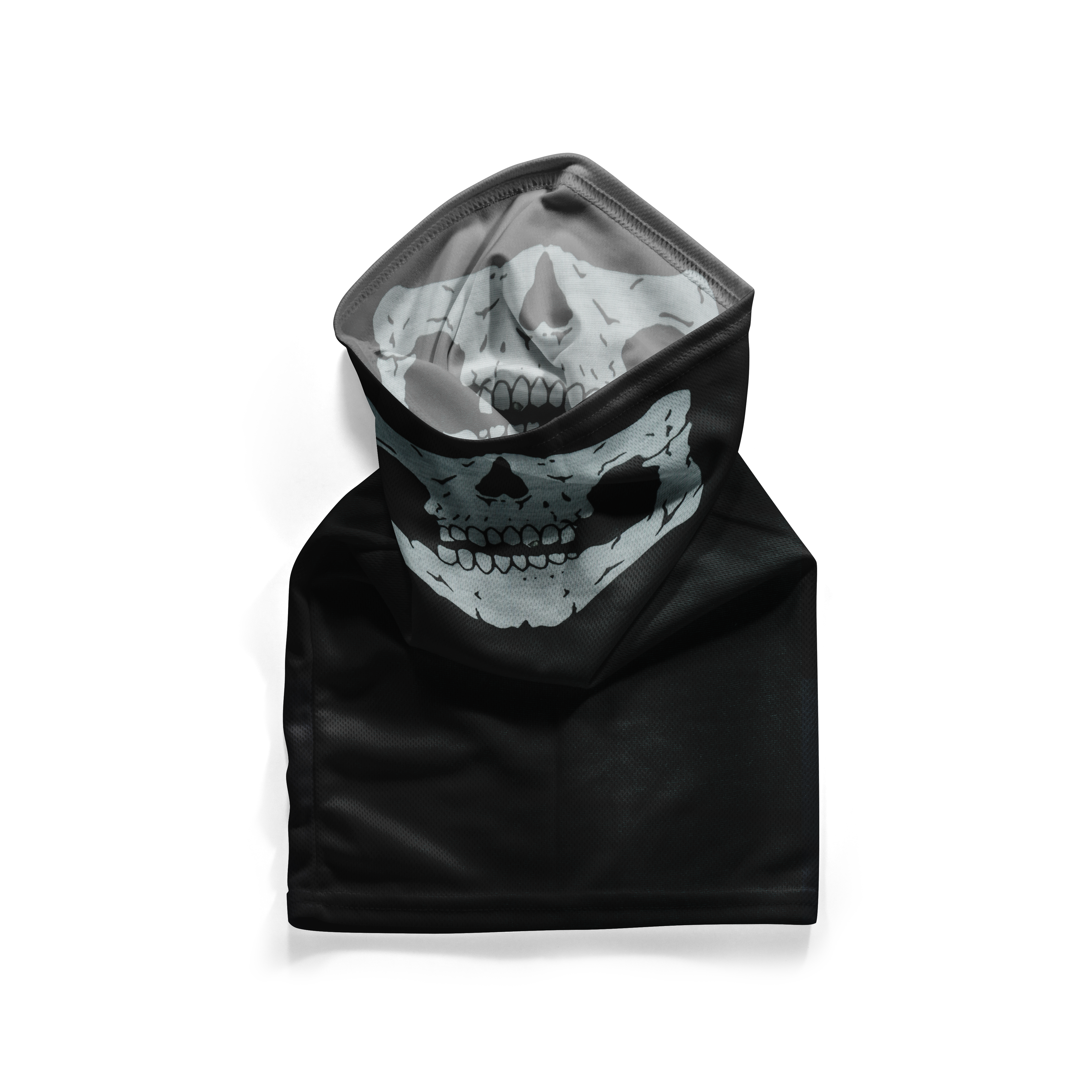 Skull White Snood– Breathable Mask Neck Gaiter Face Covering