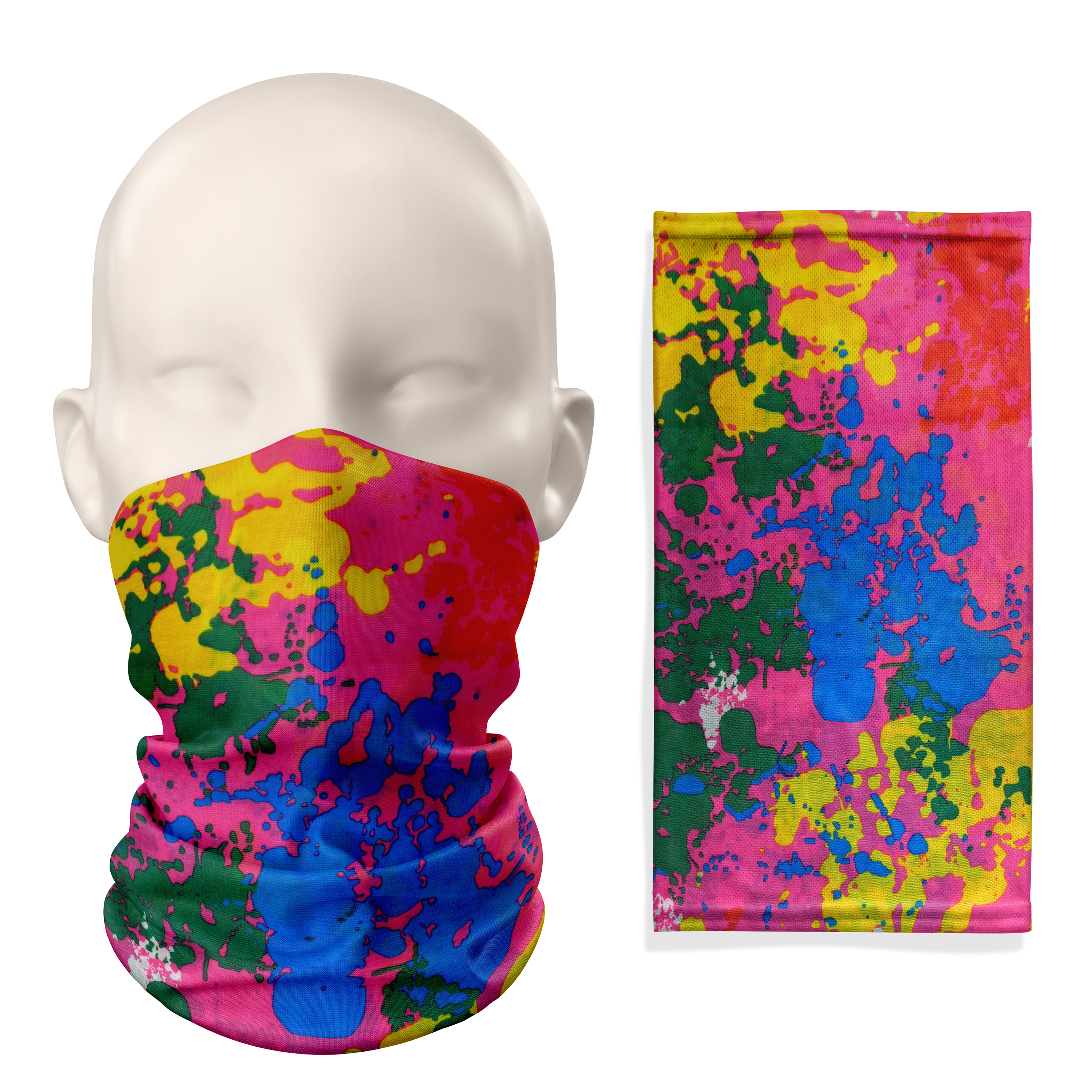 Paintball Pink Snood – Breathable Mask Neck Gaiter Face Covering