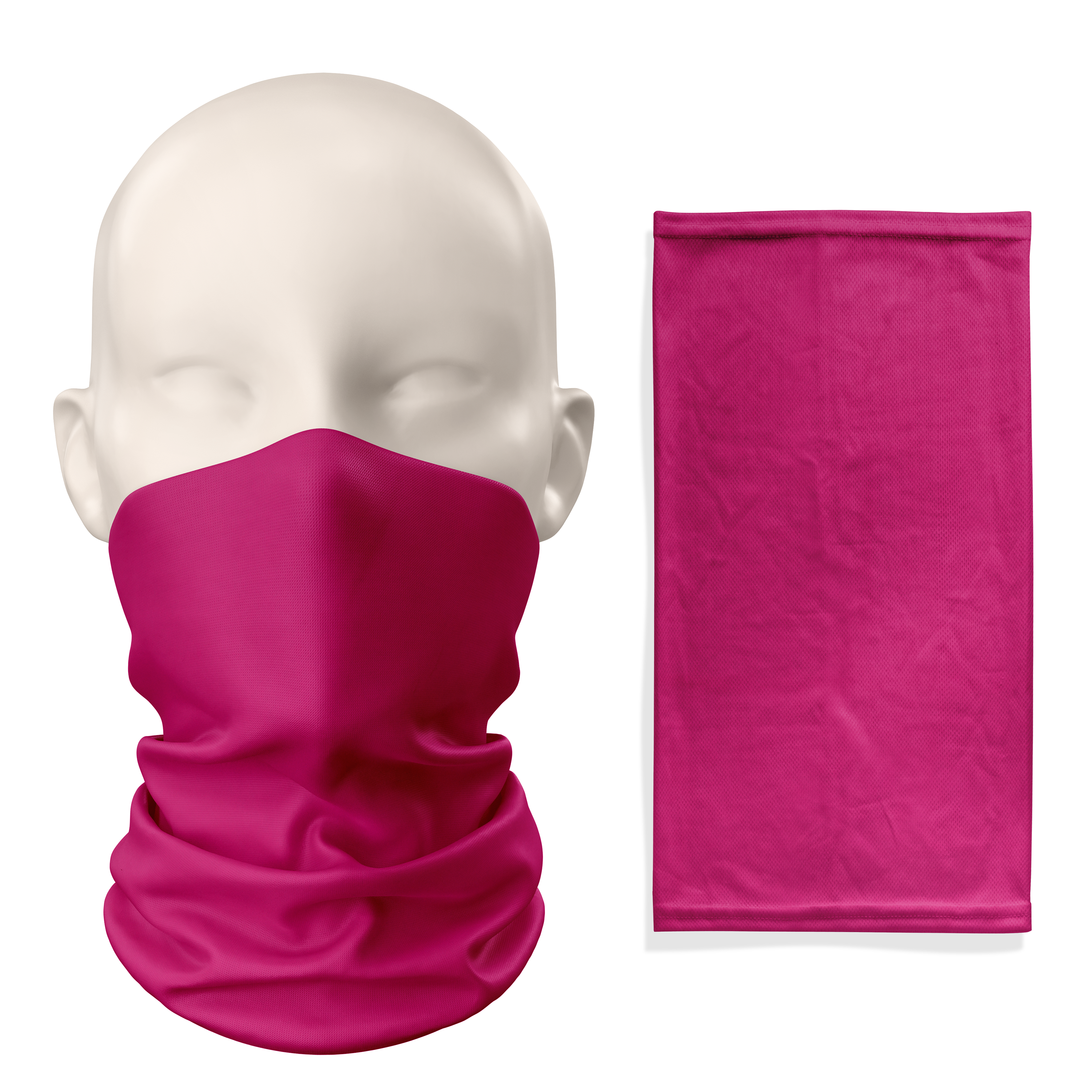 Hot Pink Snood – Breathable Mask Neck Gaiter Face Covering