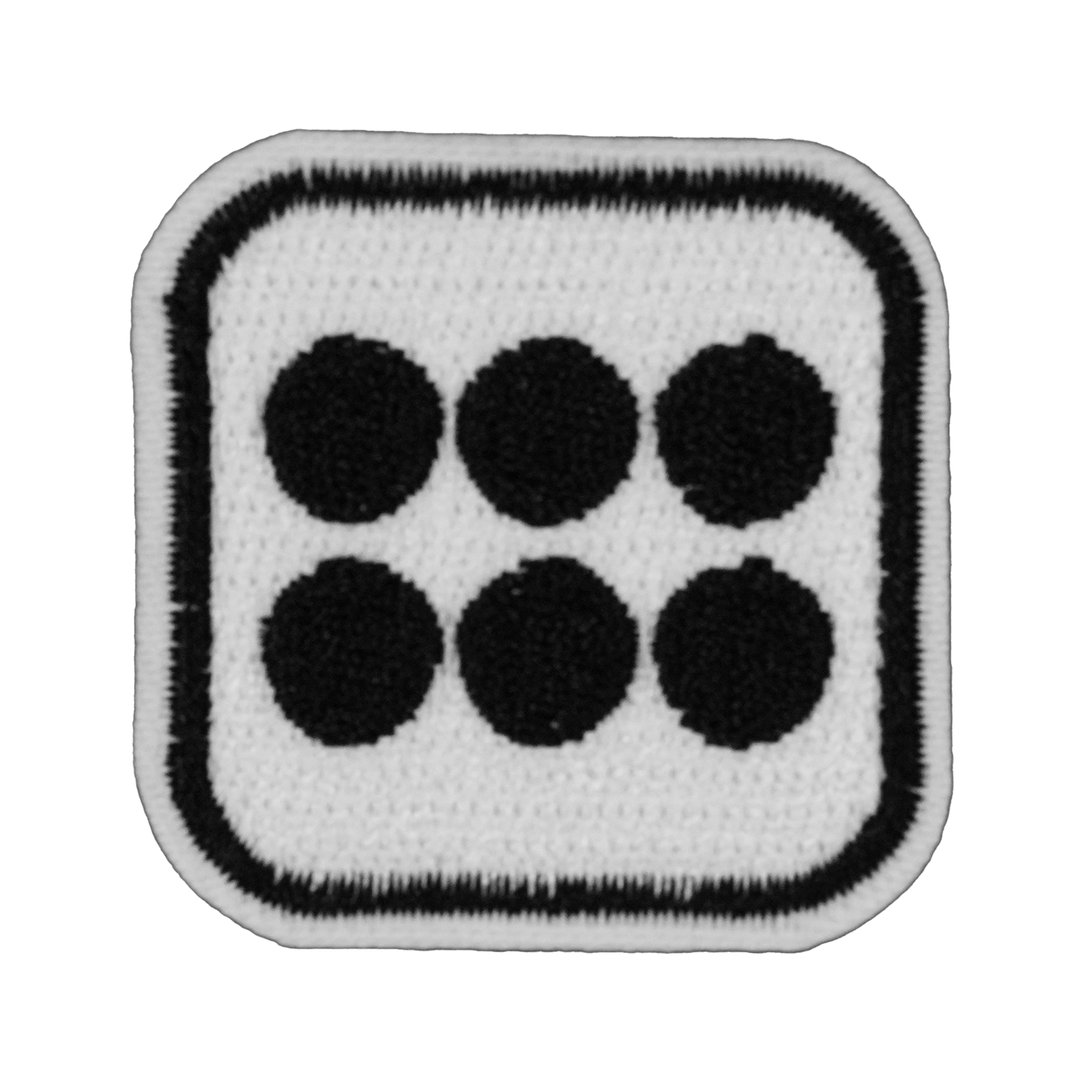 Dice Six Gaming Embroidery Patch (4 x 4cm)