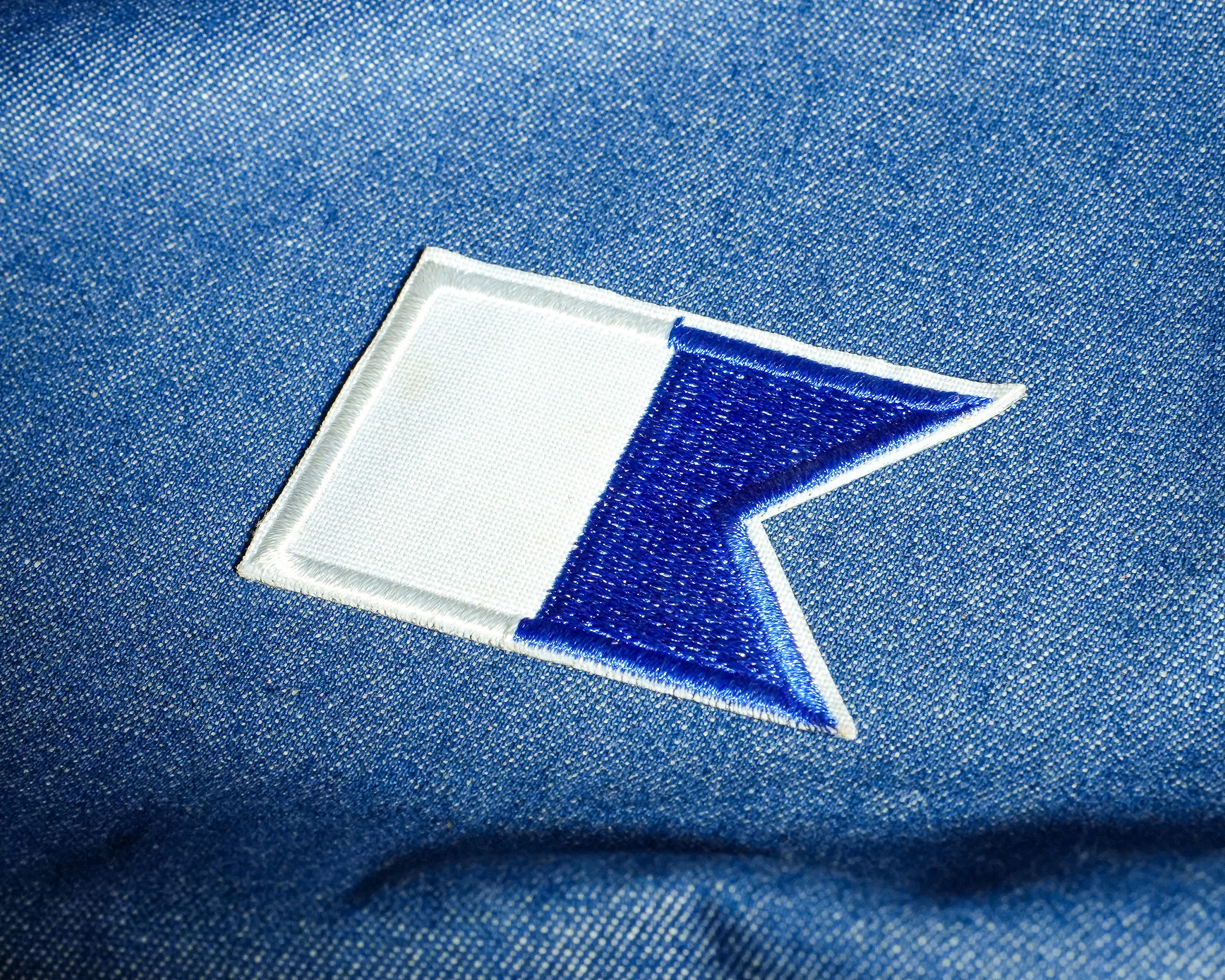 Alpha Flag Diver Embroidery Patch (6 x 4cm)