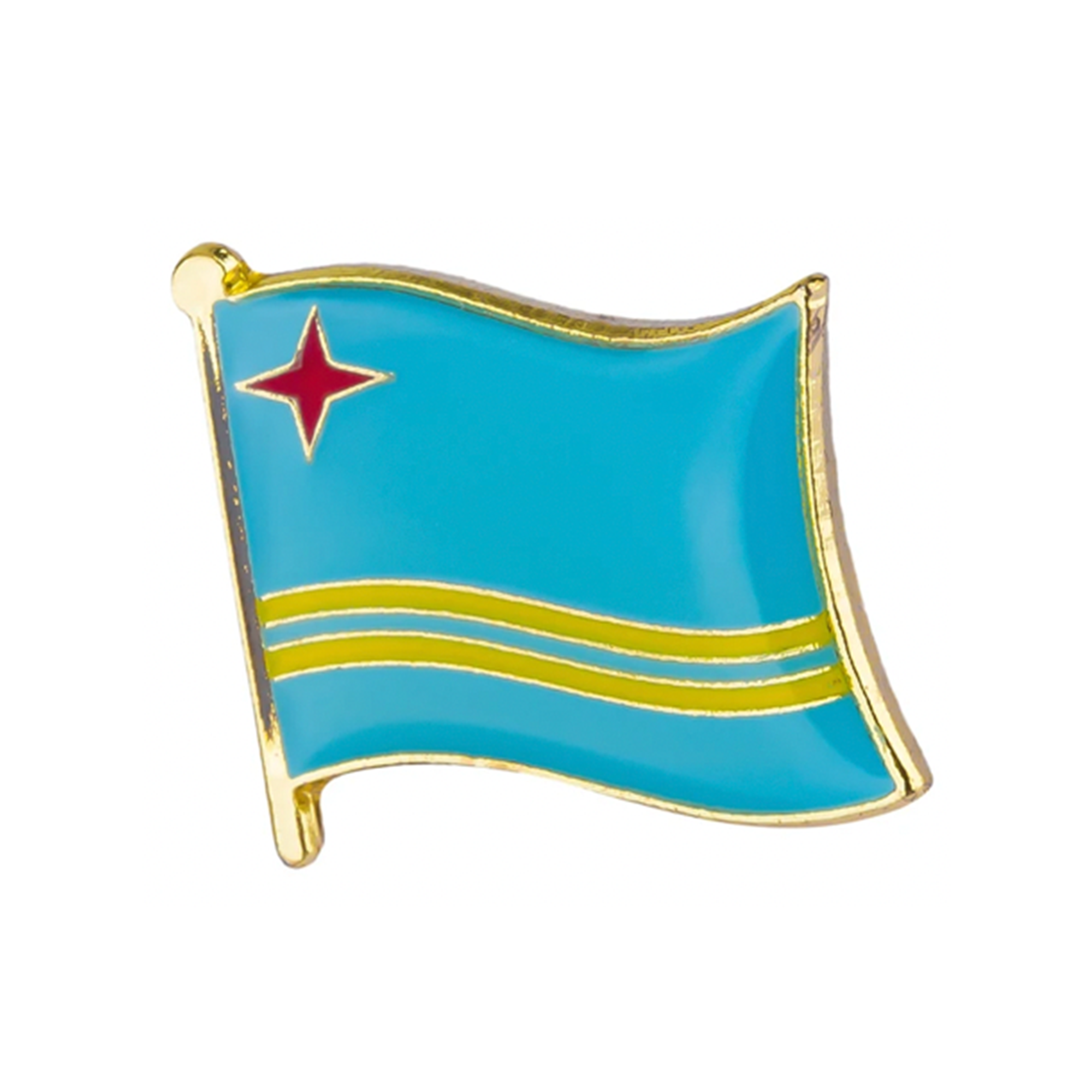 Aruba Flag Pin Badge
