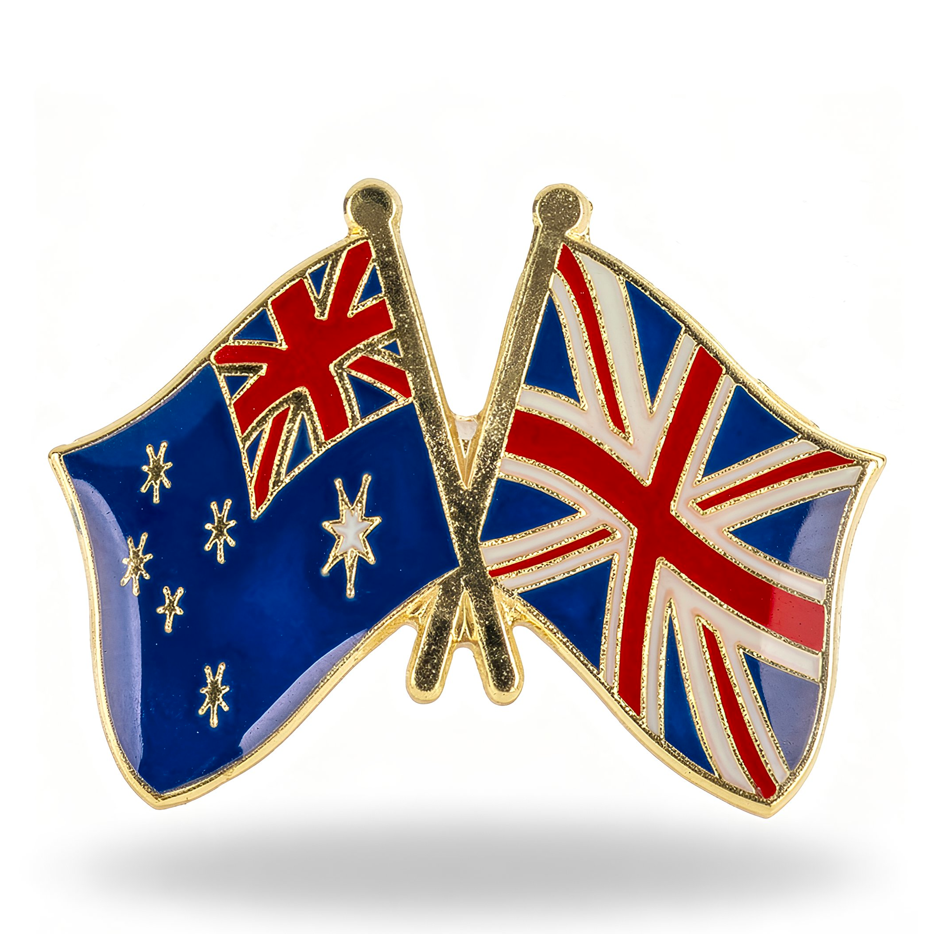 Pin de la amistad entre Australia y el Reino Unido