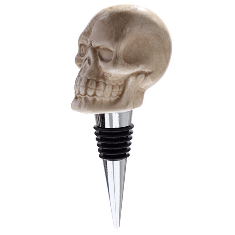 Skull Ceramic Bottle Stopper Wine