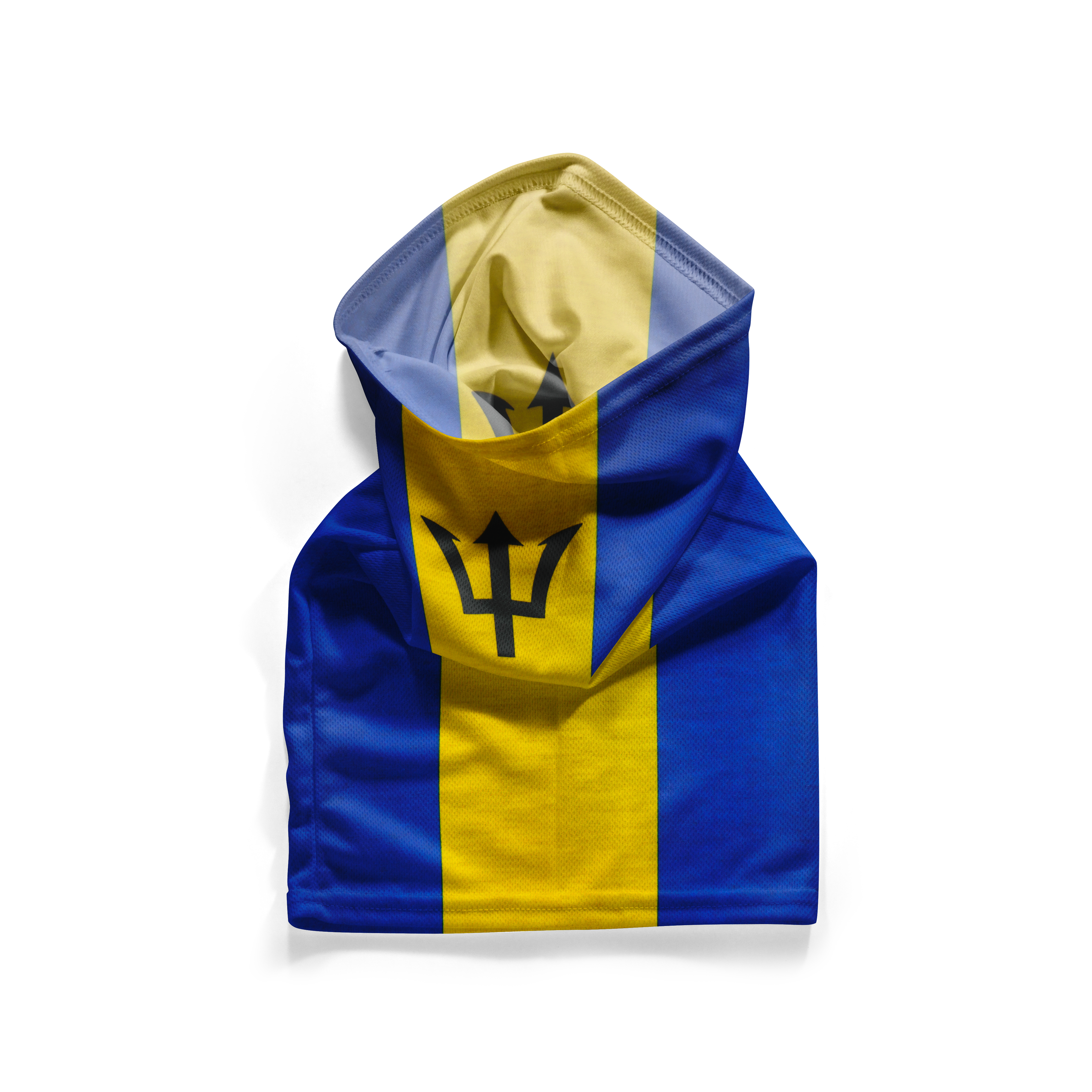 Barbados Flag Snood – Breathable Mask Neck Gaiter Face CoveringKiller Clown Grin