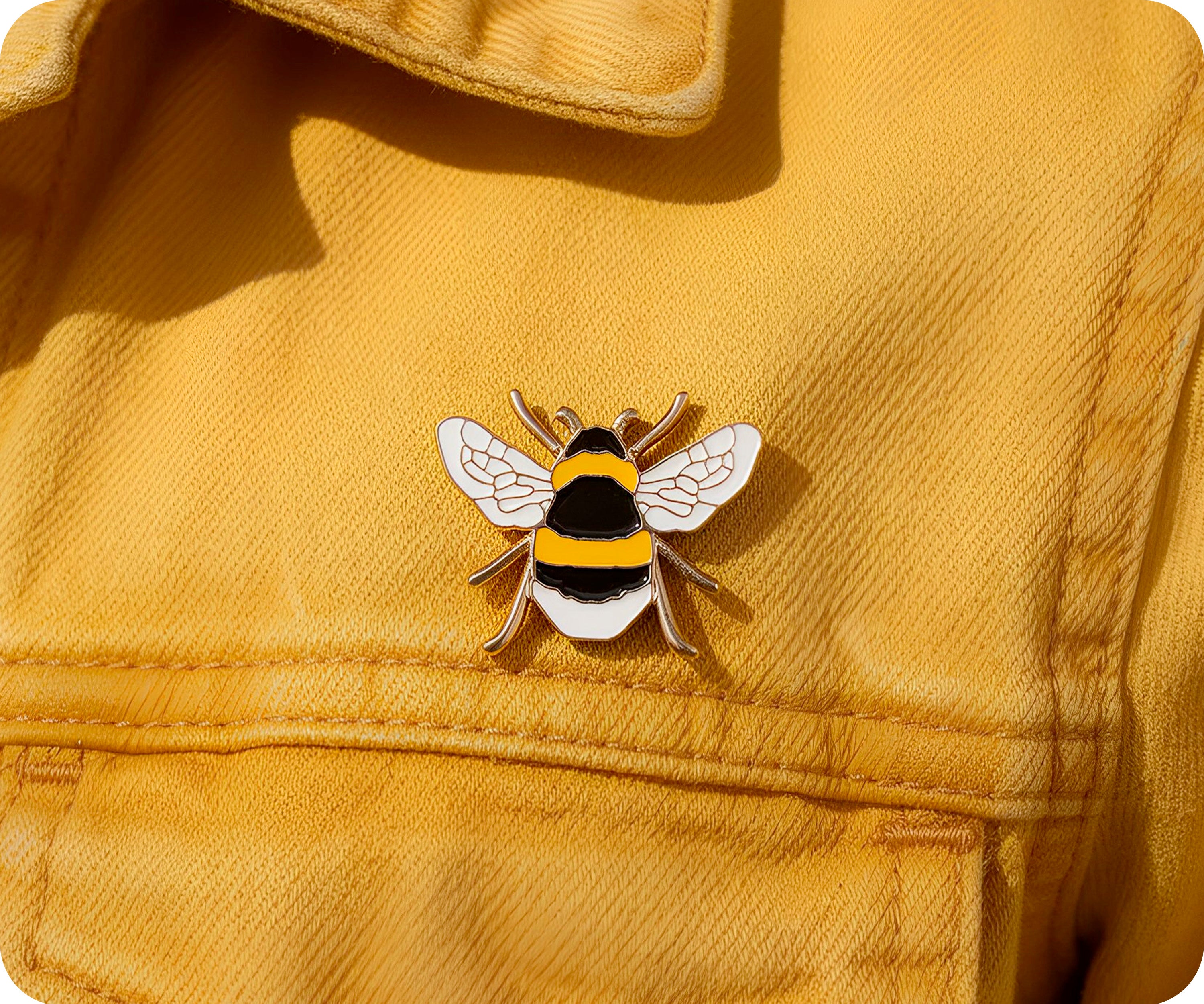 Bumble Bee Pin Badge