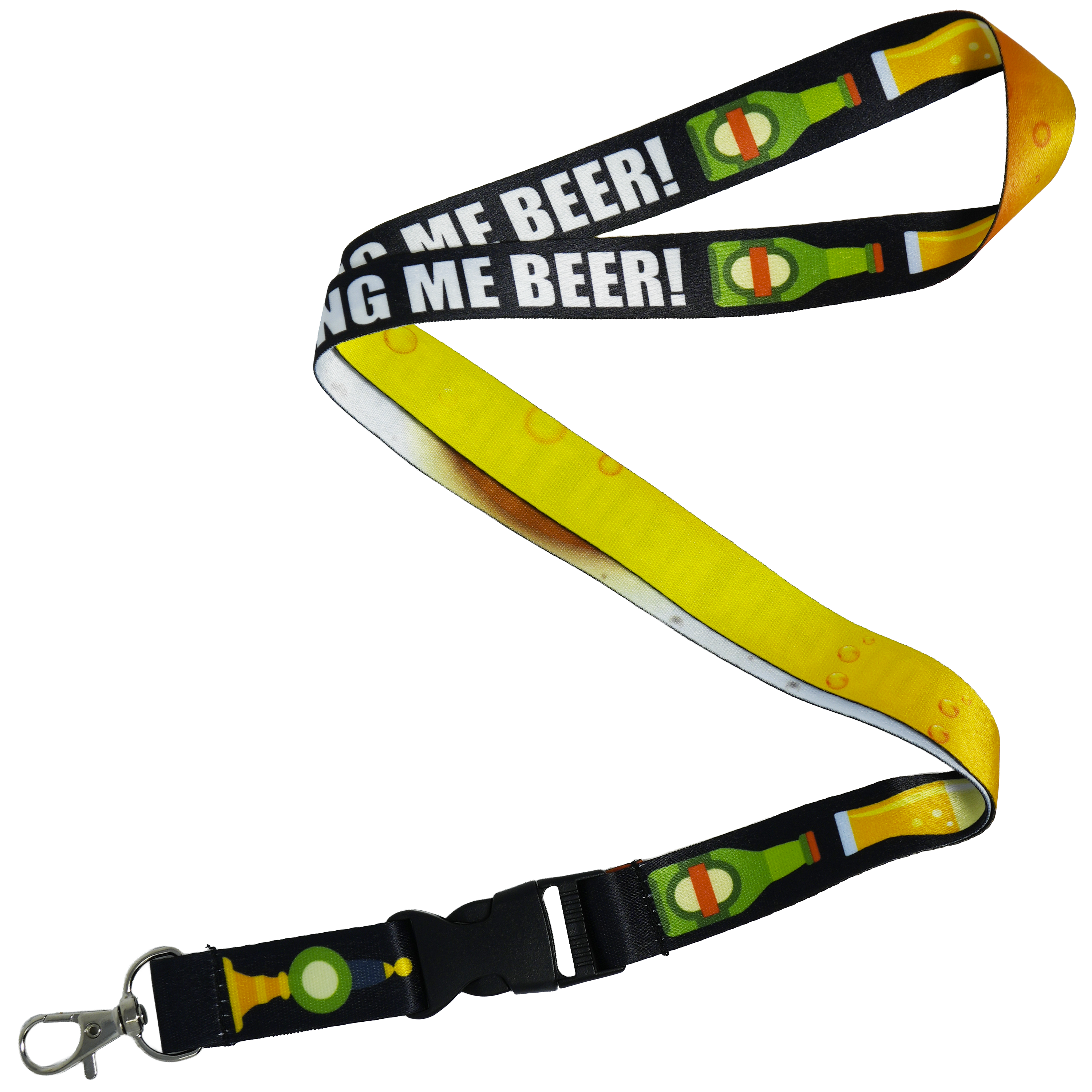 If You Can Read This Bring Me Beer Lanyard