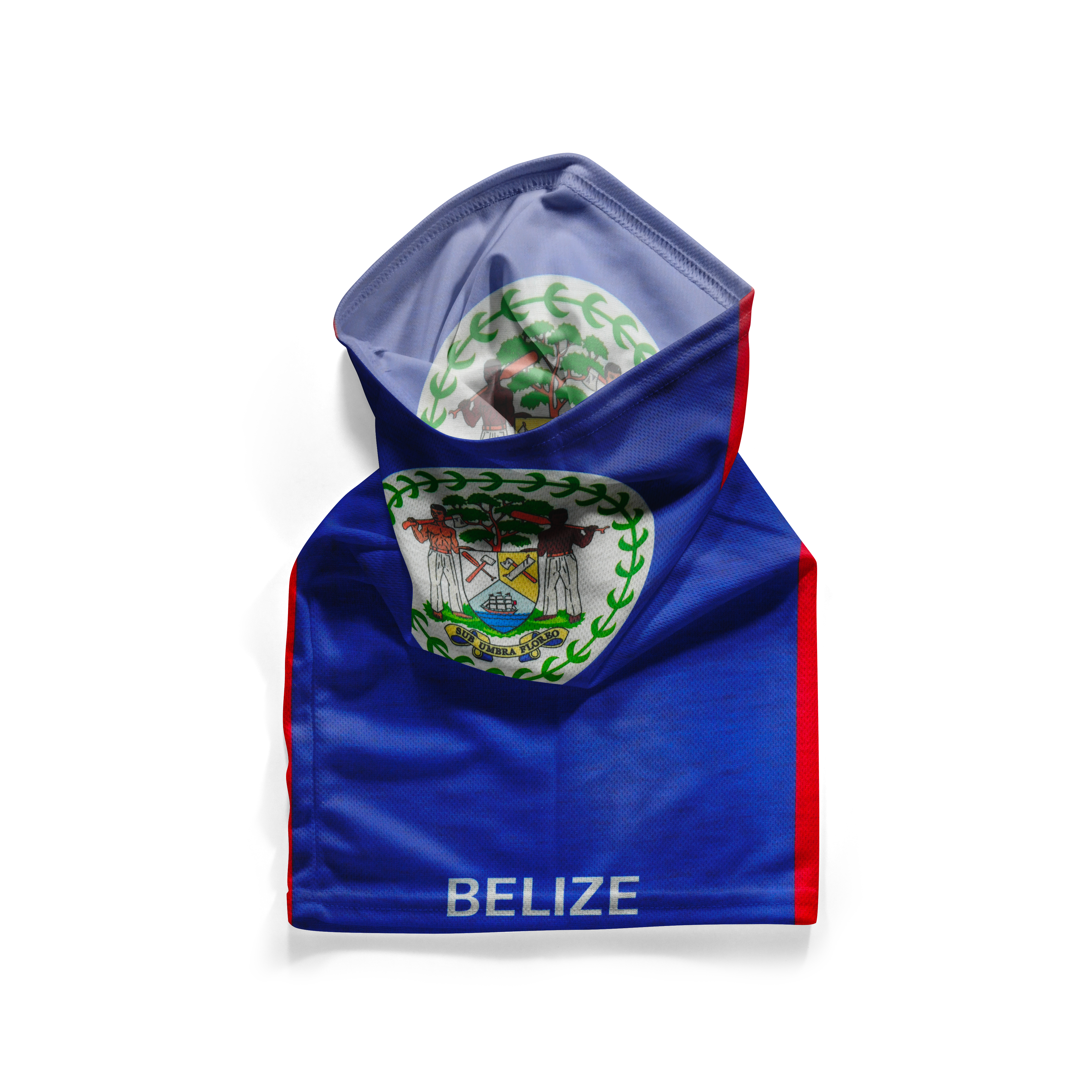Belize Flag Snood – Breathable Mask Neck Gaiter Face Covering