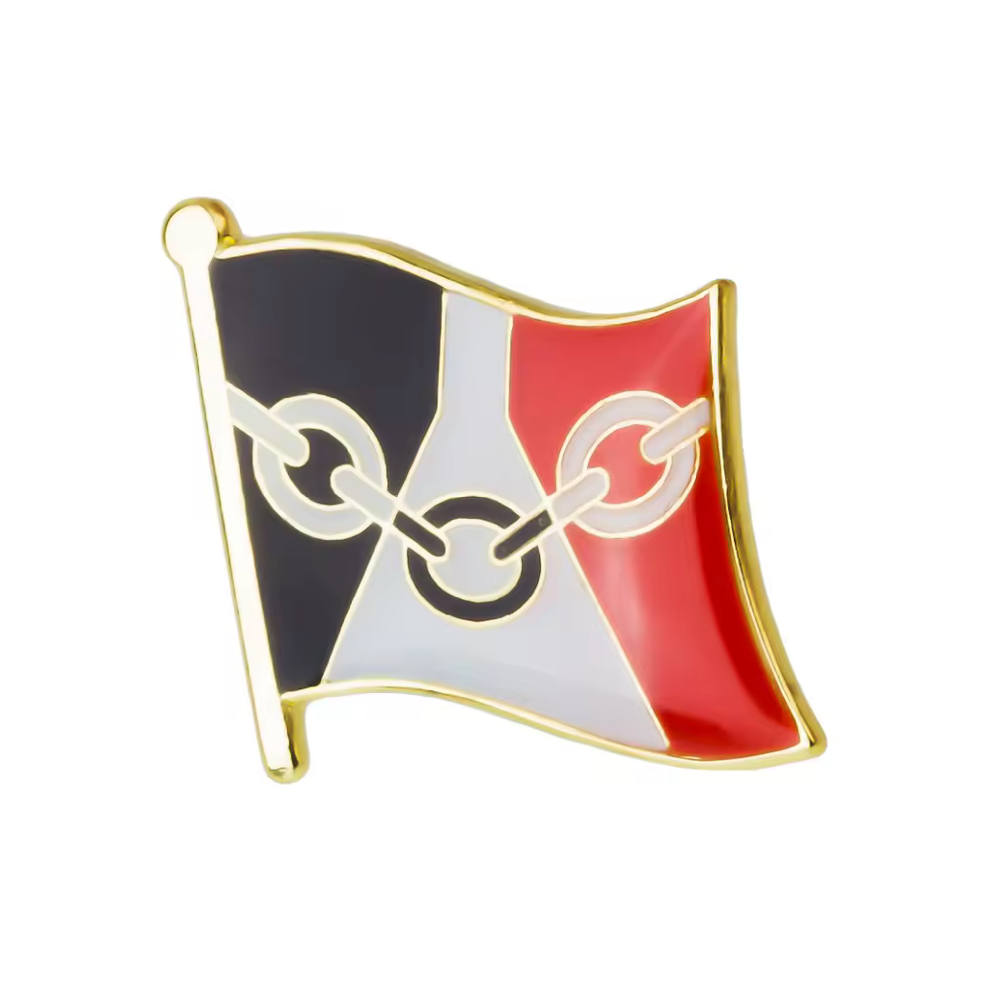 Black Country County English Flag Pin Badge