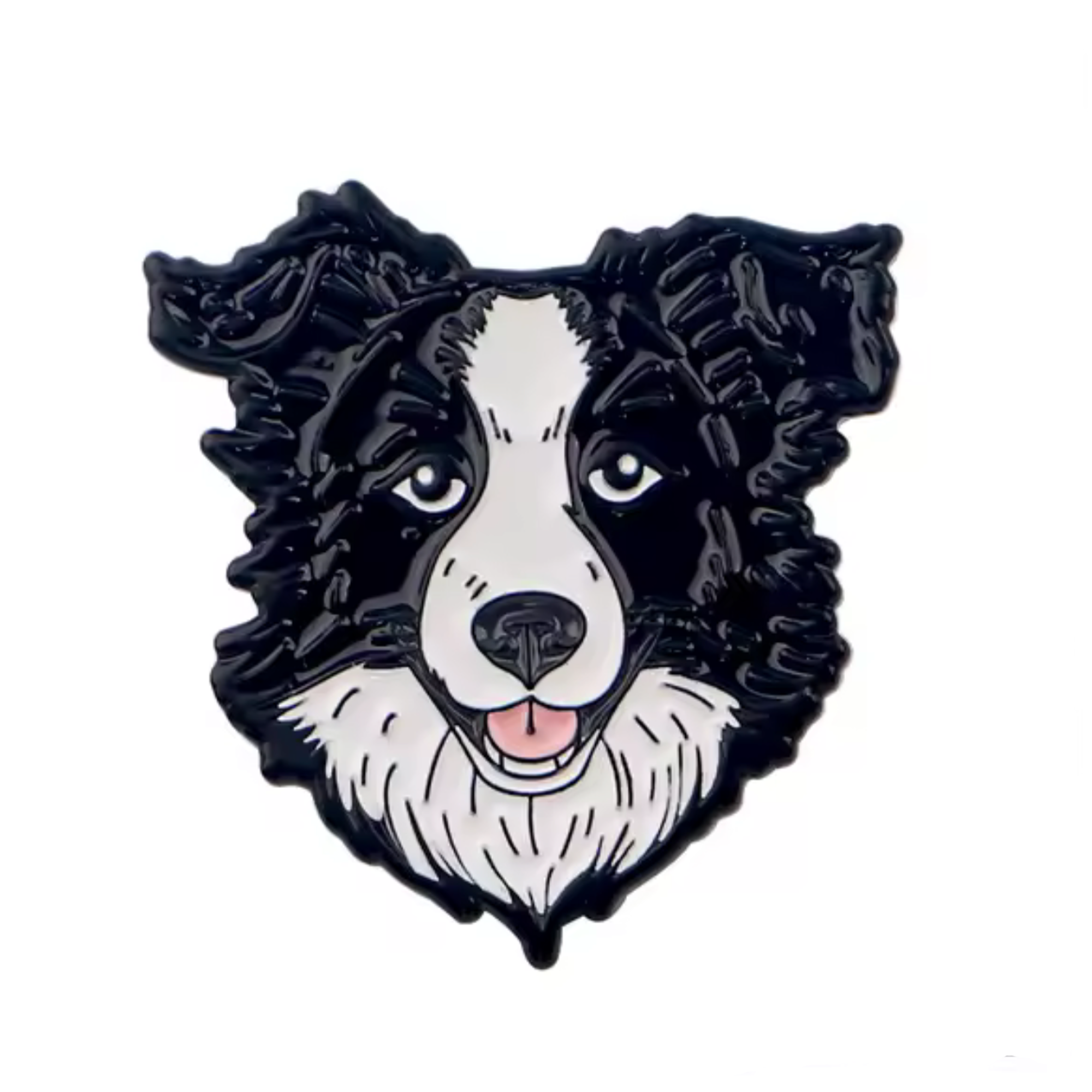 Border Collie Dog Pin Badge