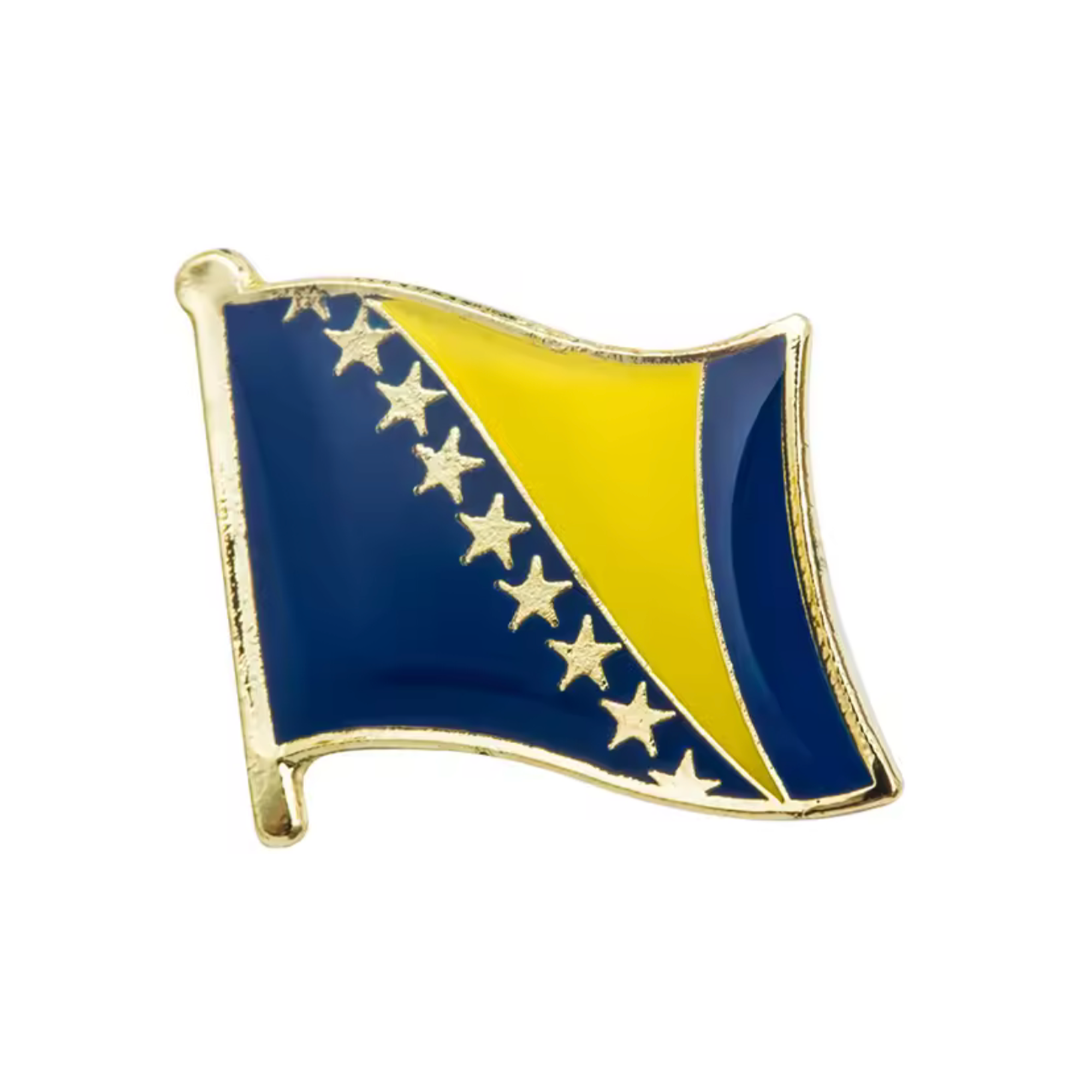 Bosnia and Herzegovina Flag Pin Badge