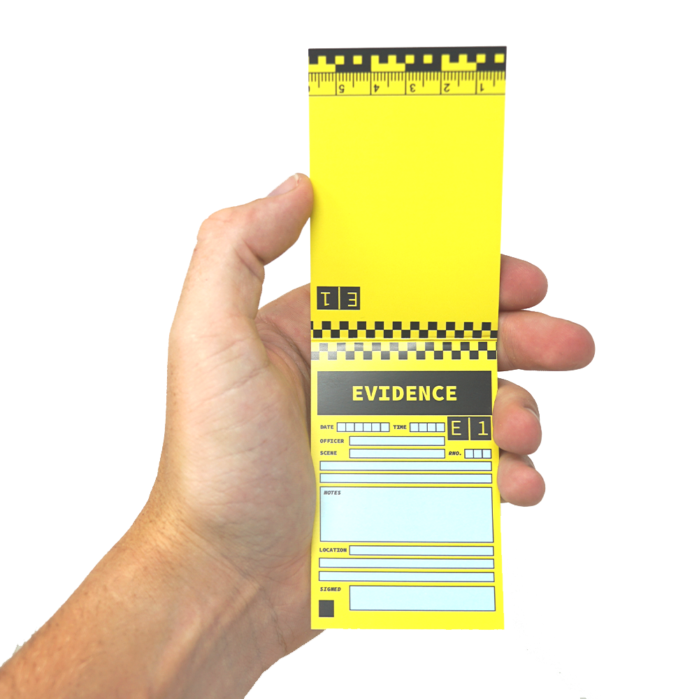 Realistic 1-10 Police Crime Scene Markers CSI