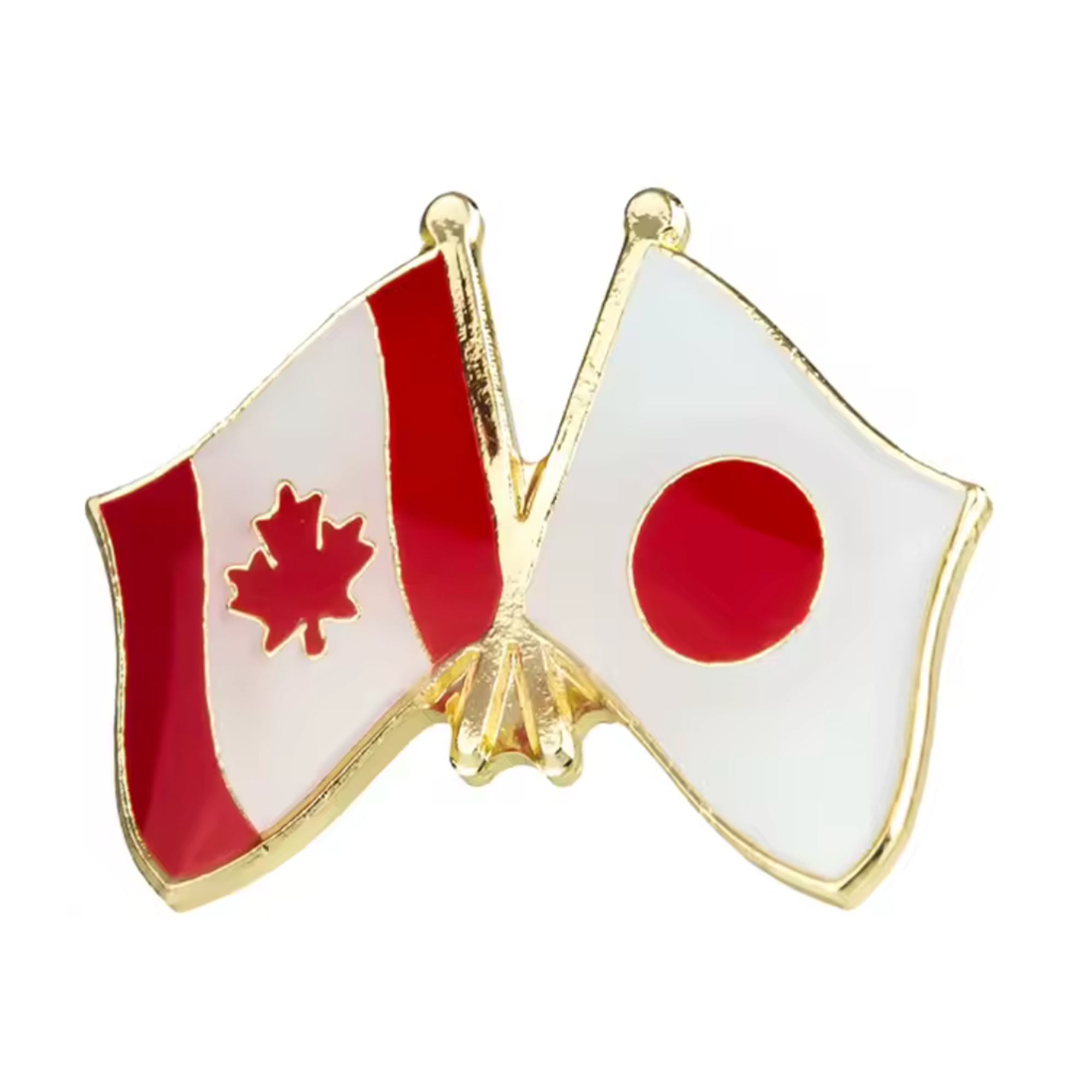Canada & Japan Friendship Pin Badge