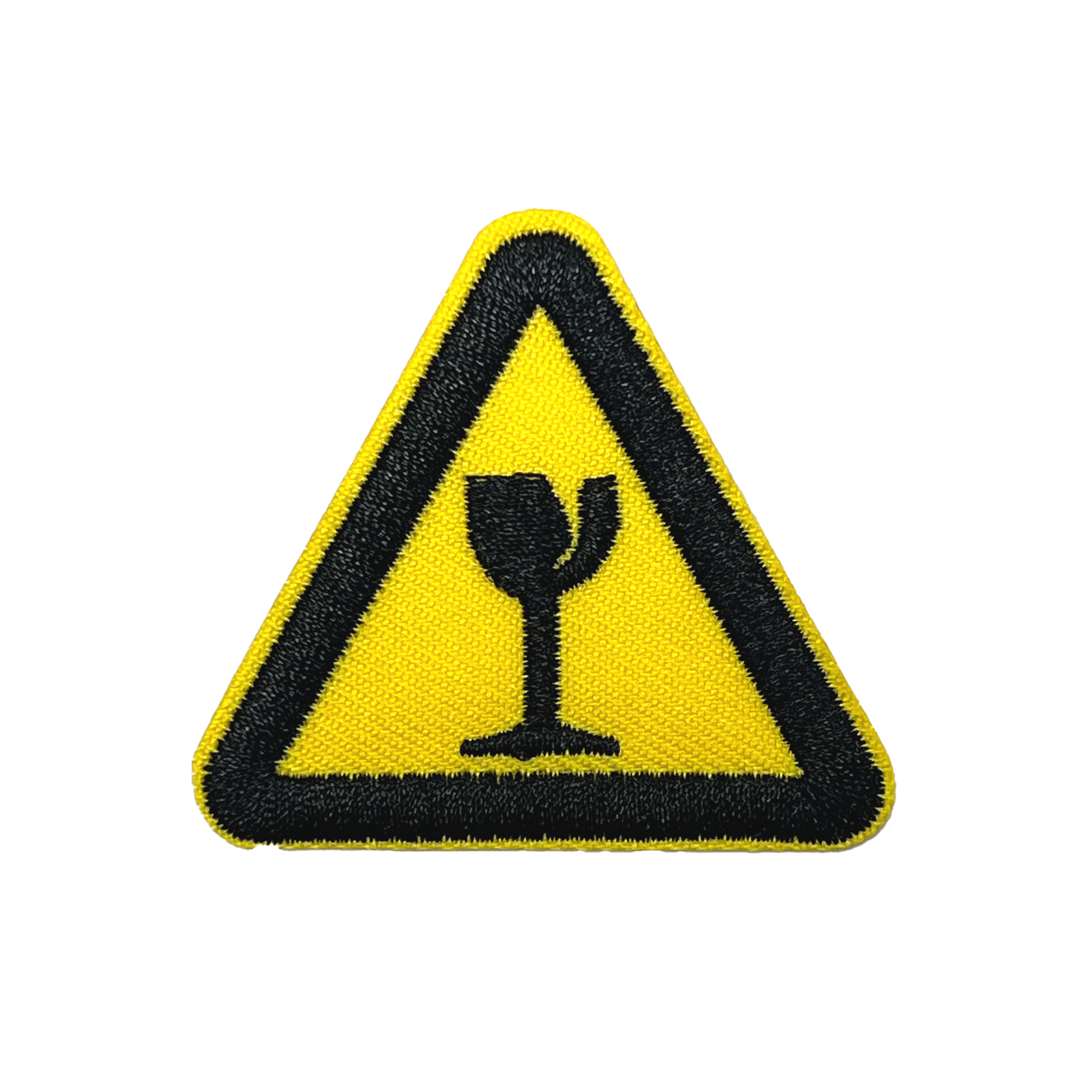Fragile Triangle Hazard Embroidery Patch (5cm)