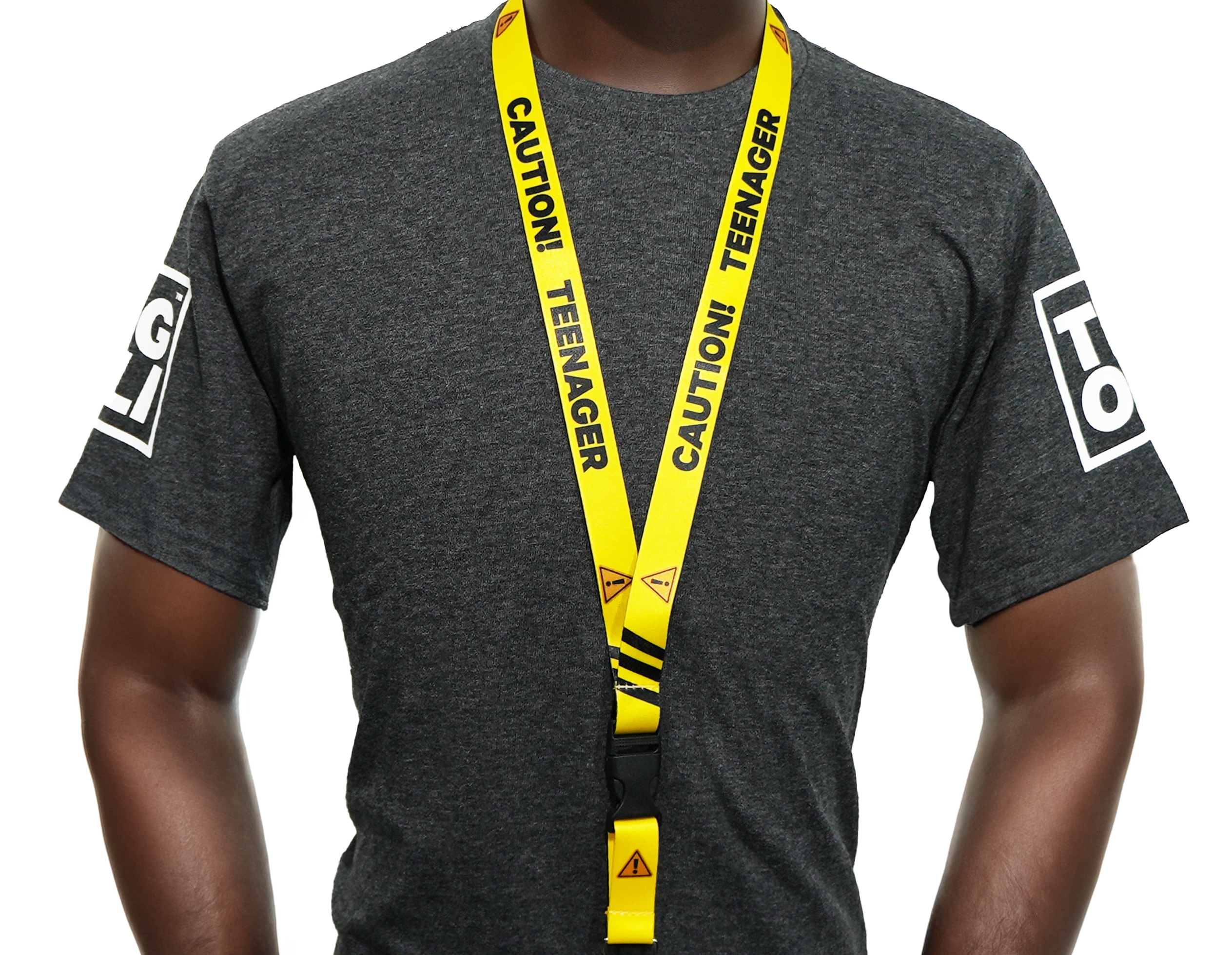 Caution Teenager! Funny Lanyard