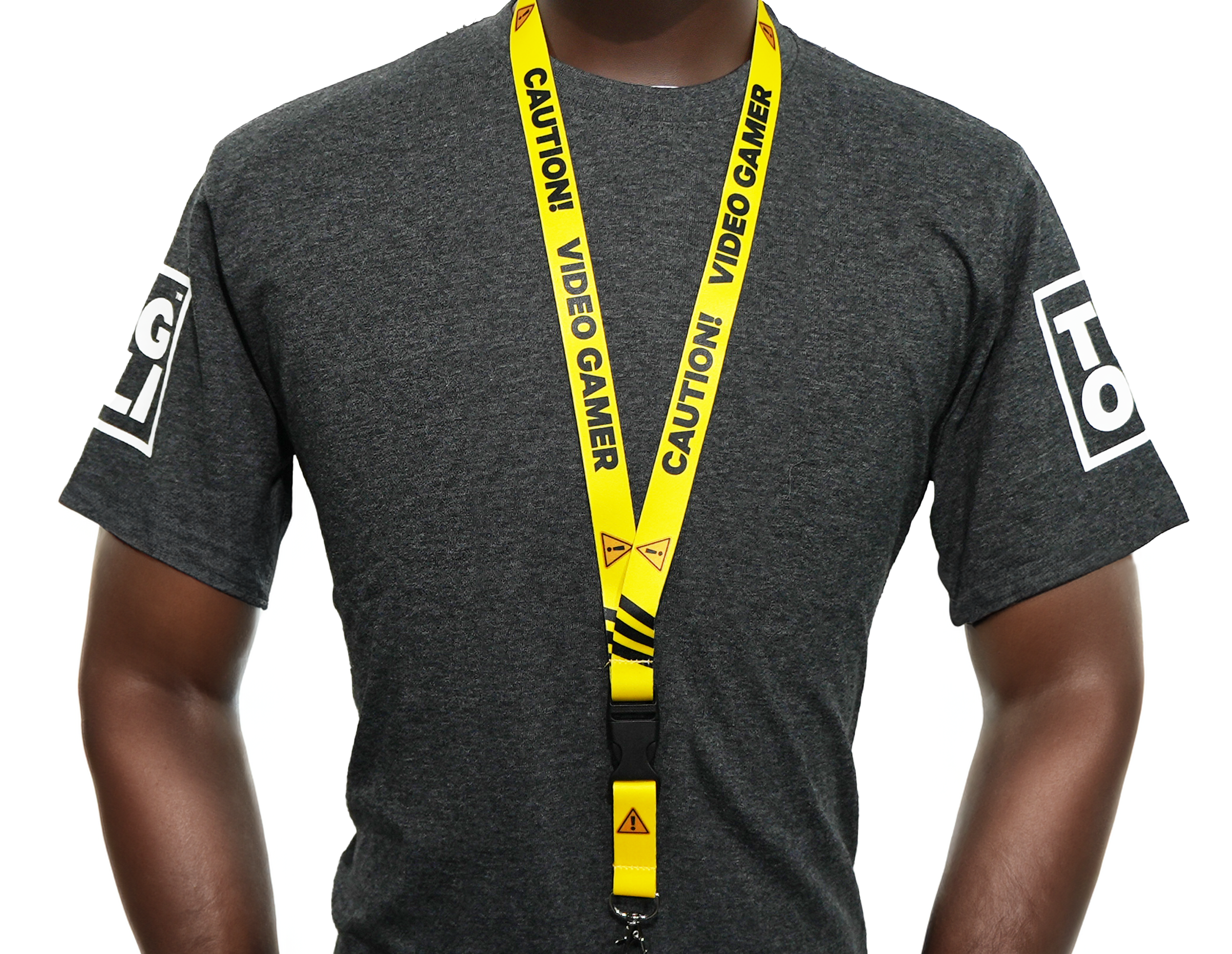 Video Gamer Caution! Funny Lanyard