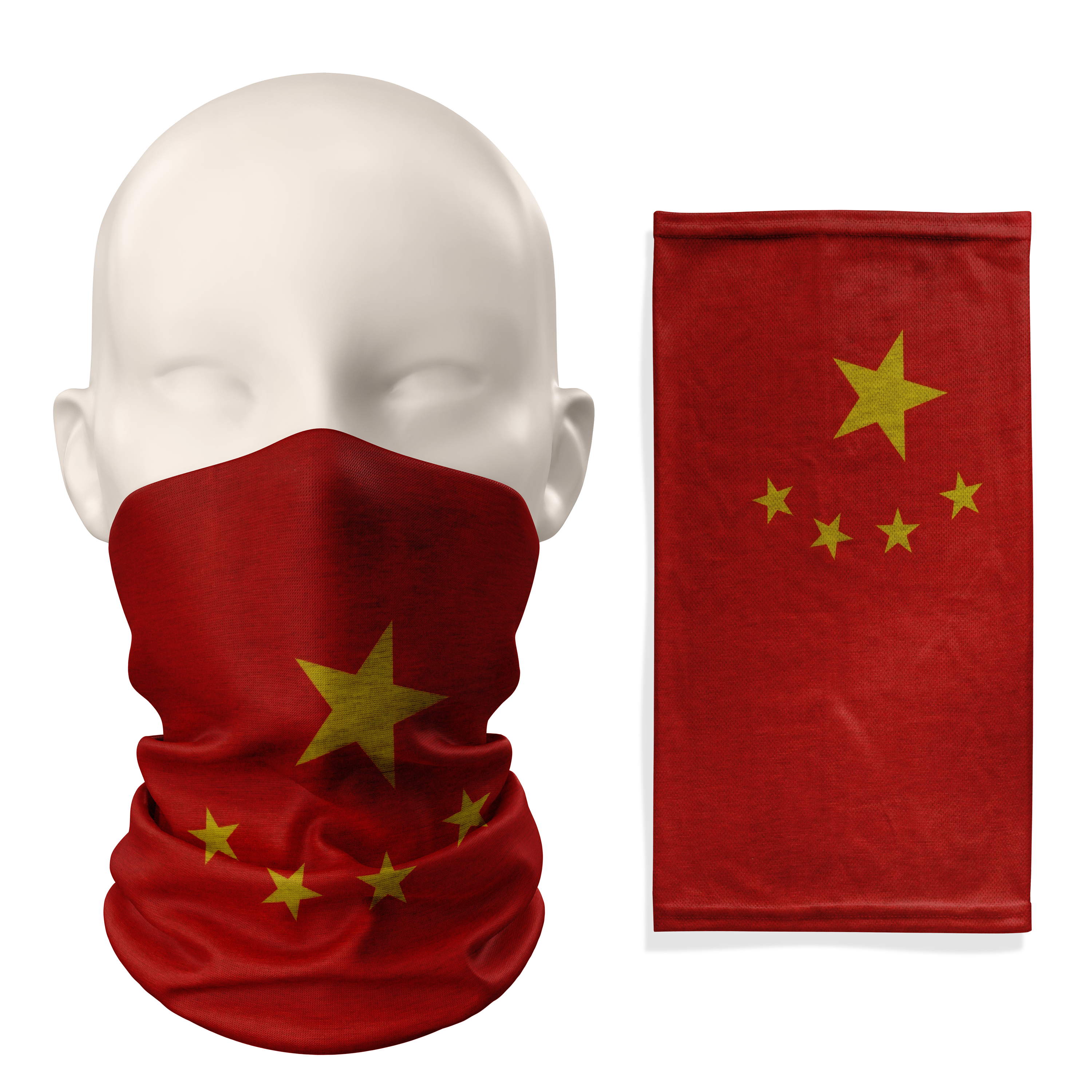 China Flag Snood – Breathable Mask Neck Gaiter Face Covering