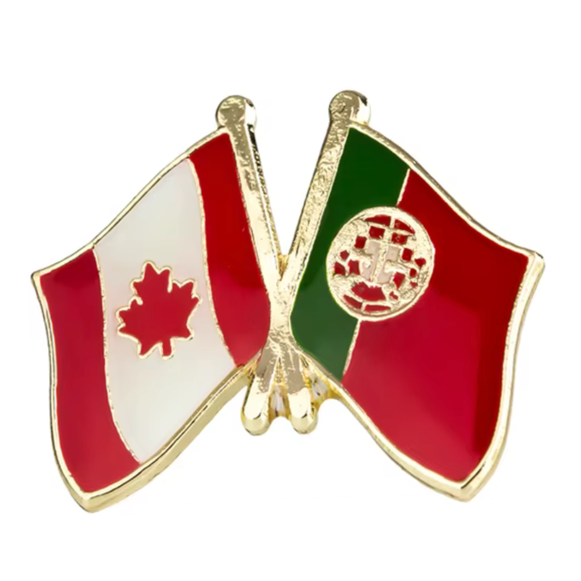 Canada & Portugal Friendship Pin Badge