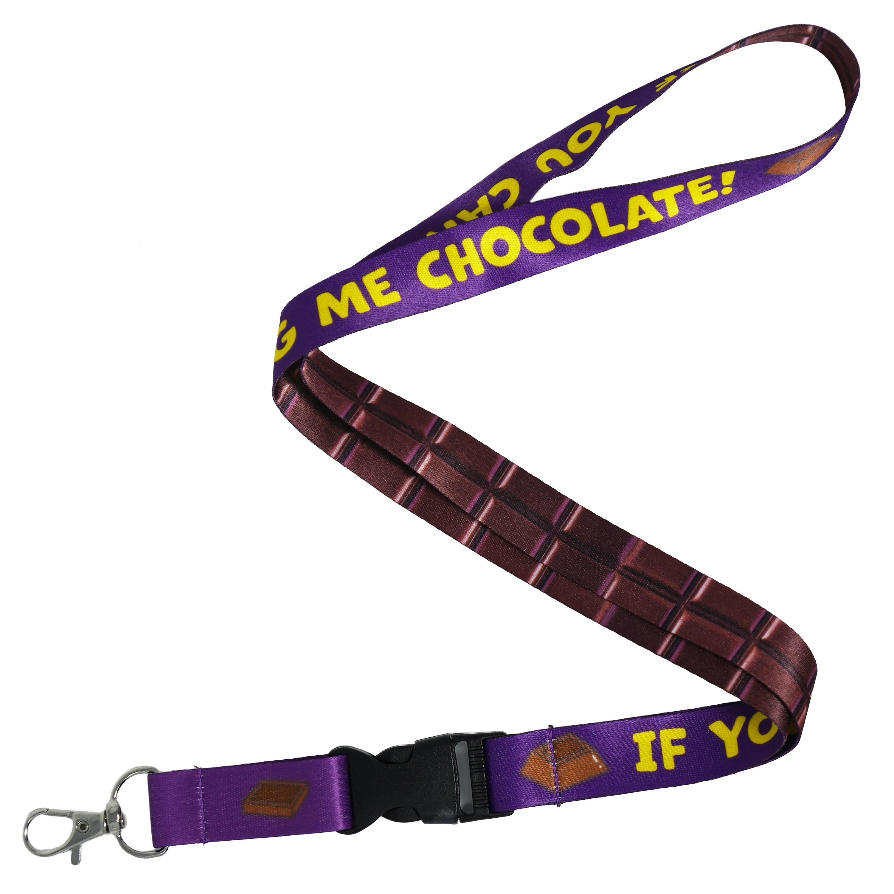 If You Can Read This Bring Me Chocolate Lanyard