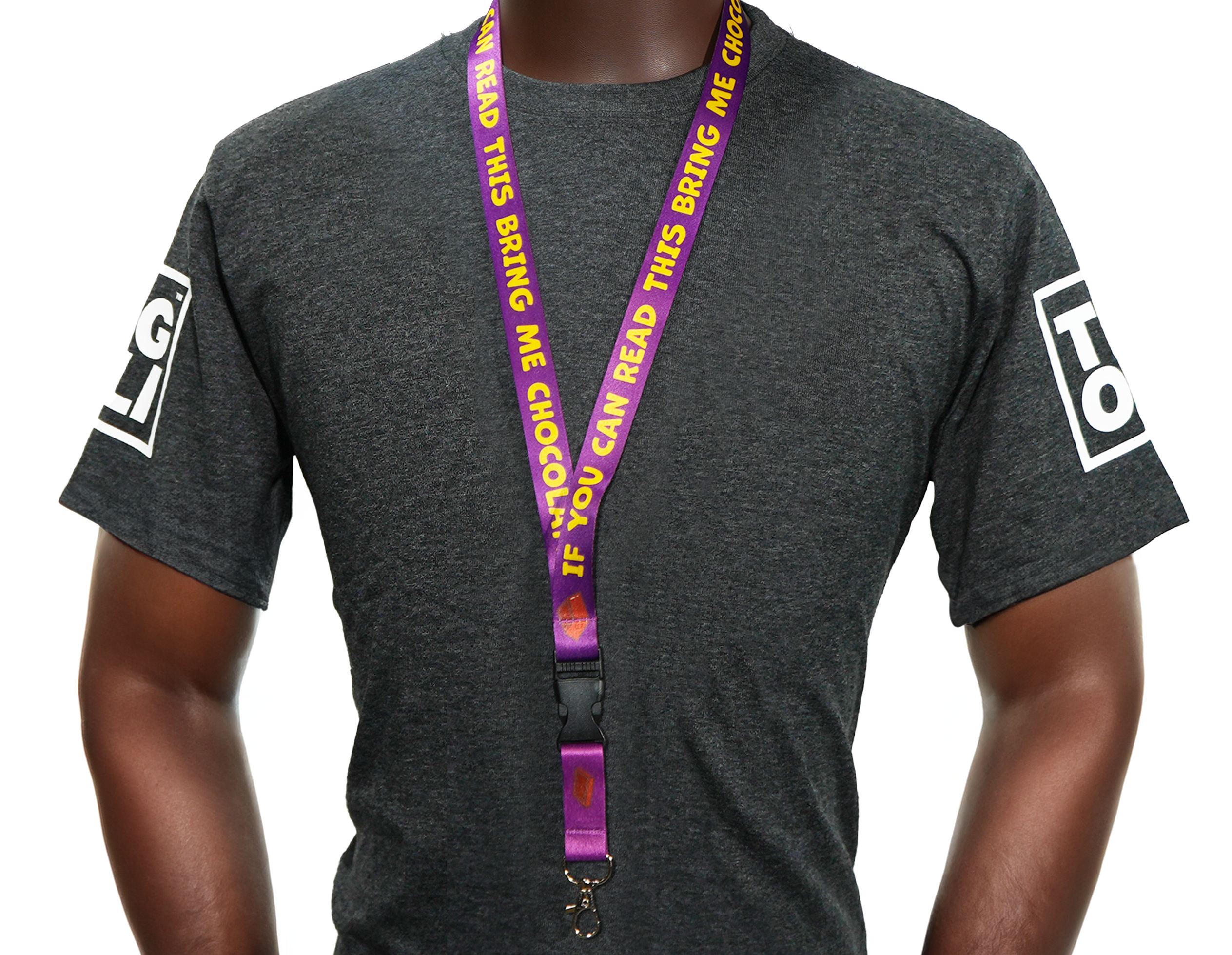 If You Can Read This Bring Me Chocolate Lanyard