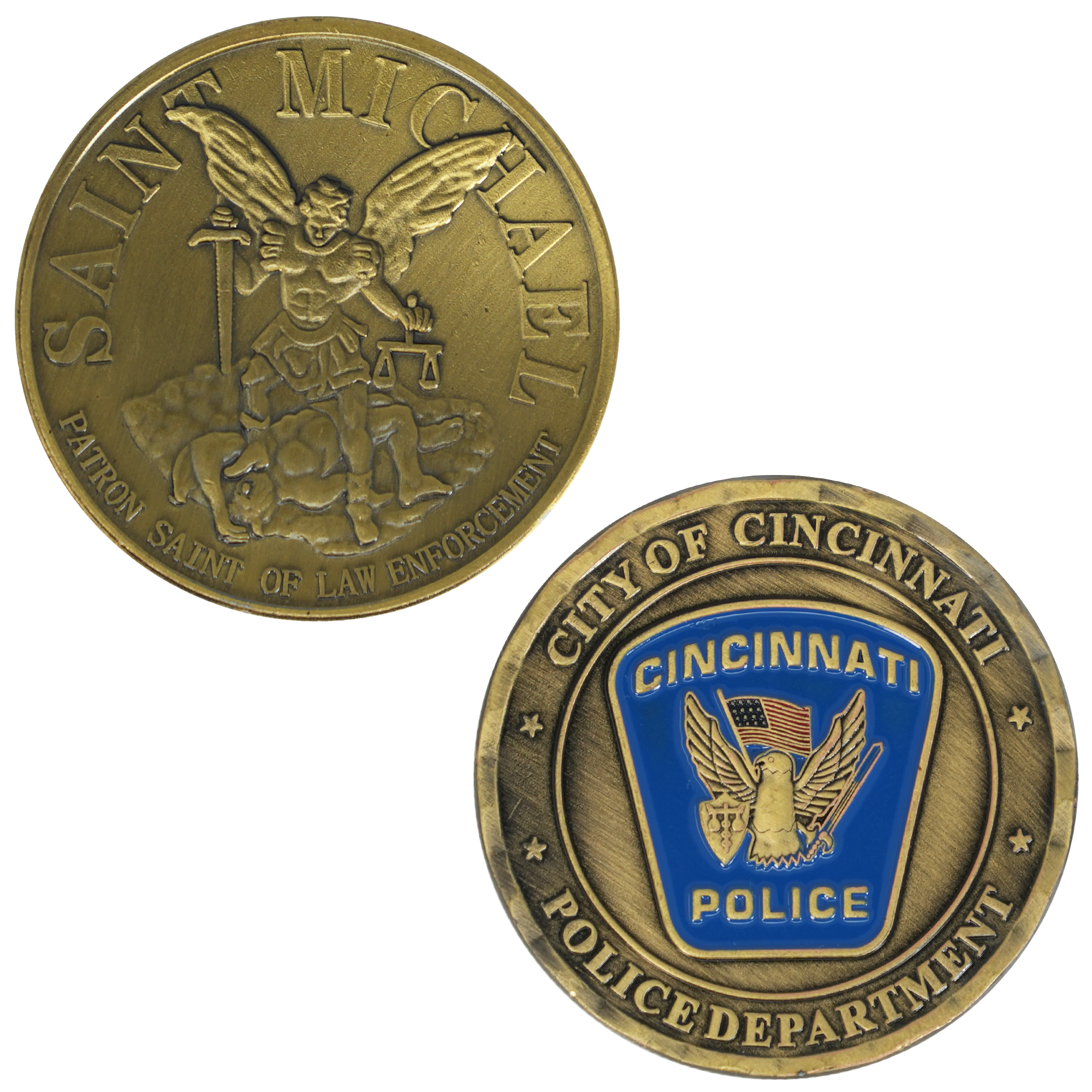 Cincinnati Police & Saint Michael Department Commemorative Coin