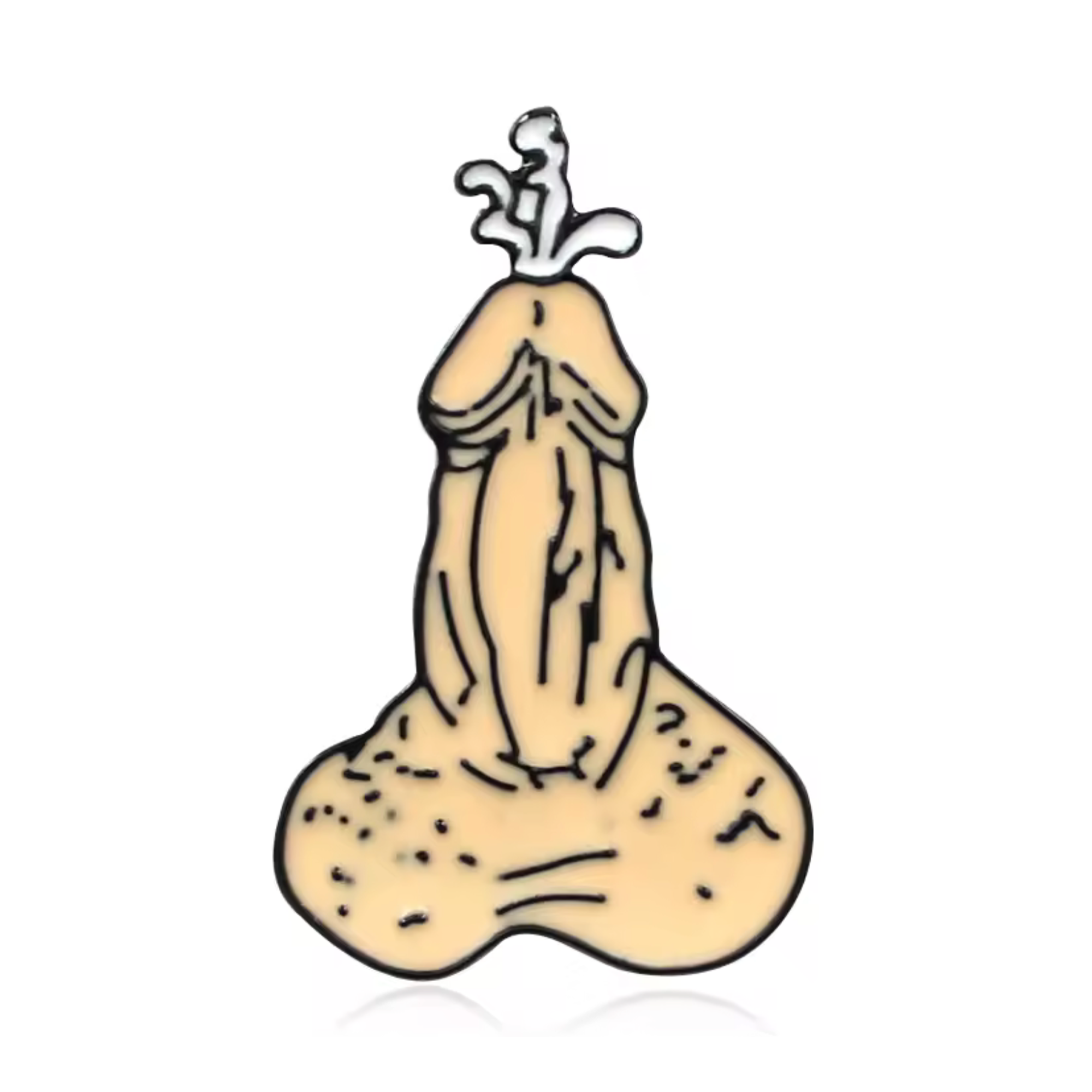Cock & Balls Pin Badge