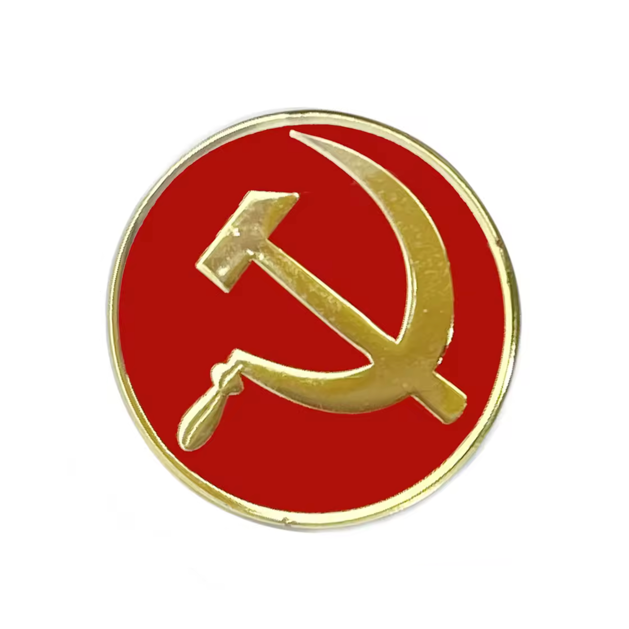 Communist USSR Soviet Button Pin Badge