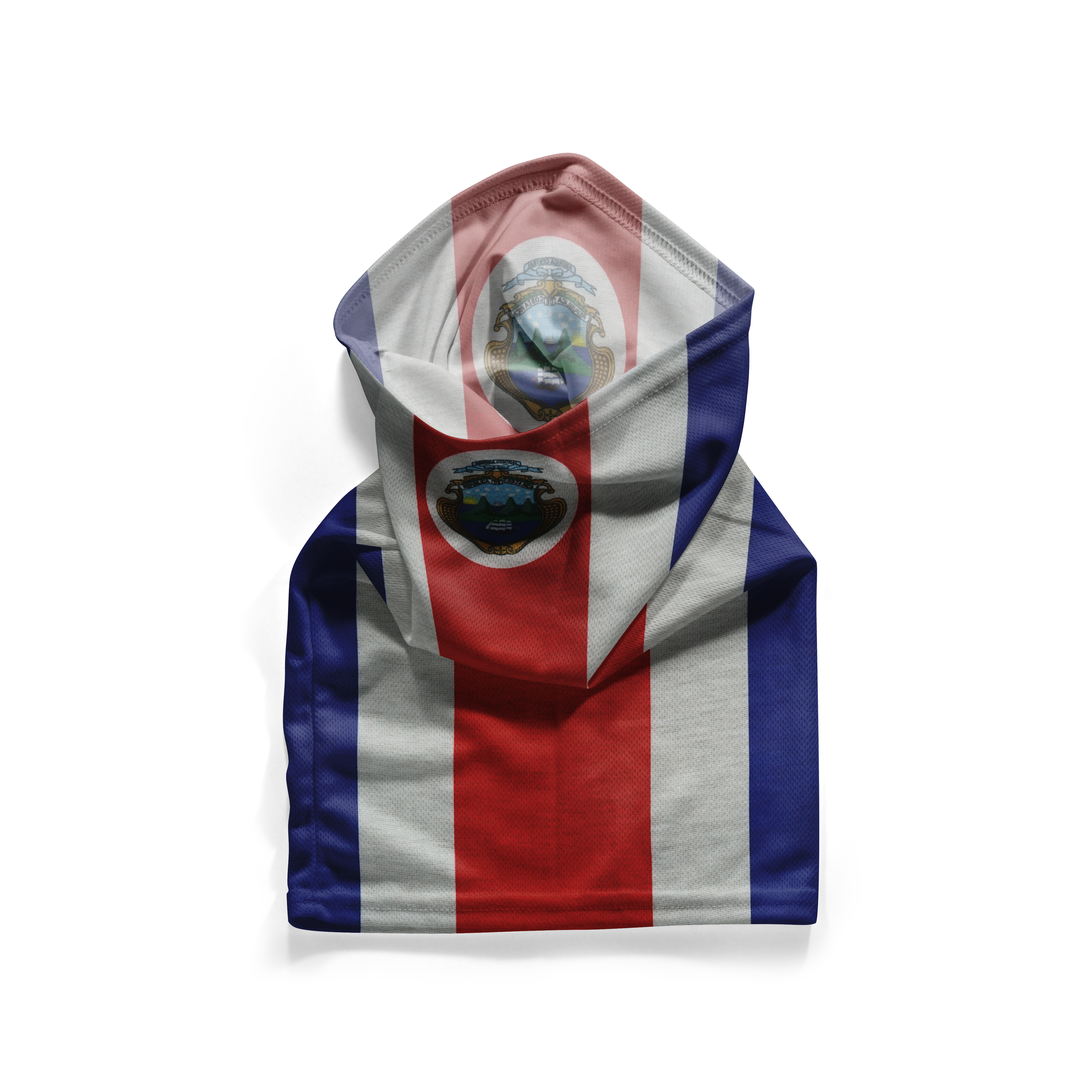 Costa Rica Flag Snood – Breathable Mask Neck Gaiter Face Covering