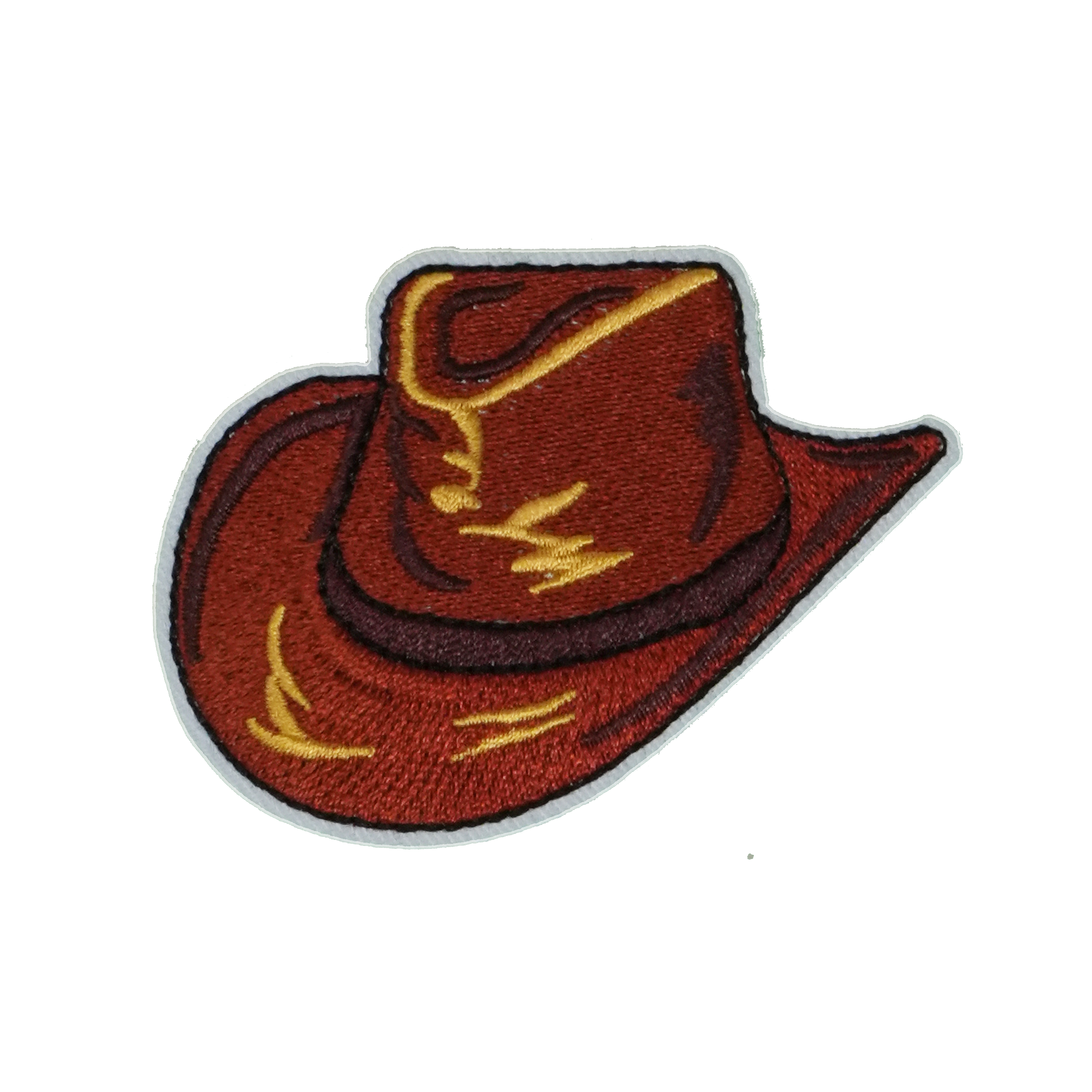 Cowboy Hat Ranch Wild West Patch Iron On (8x 5cm)