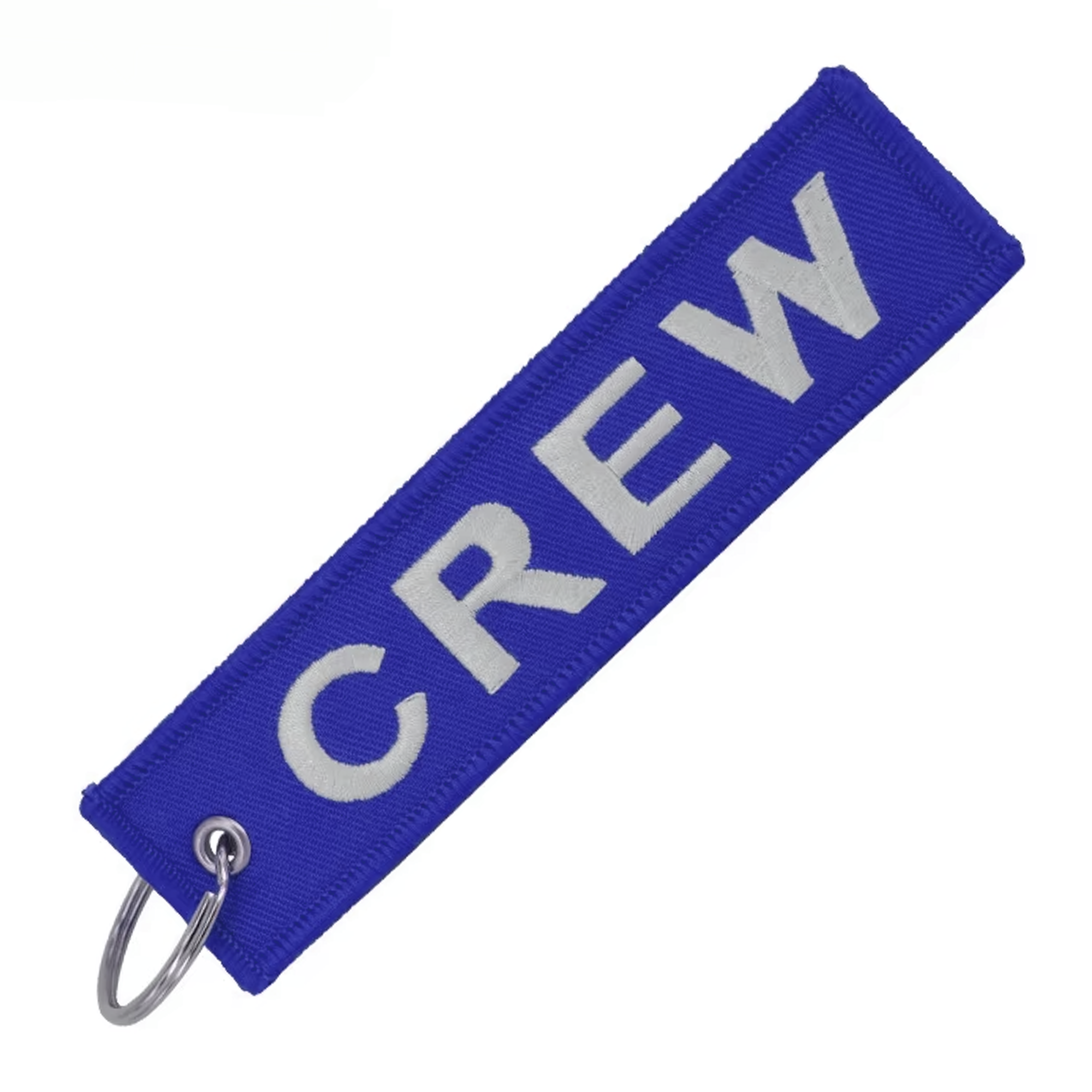 Flight Crew Blue Fabric Luggage Keyring