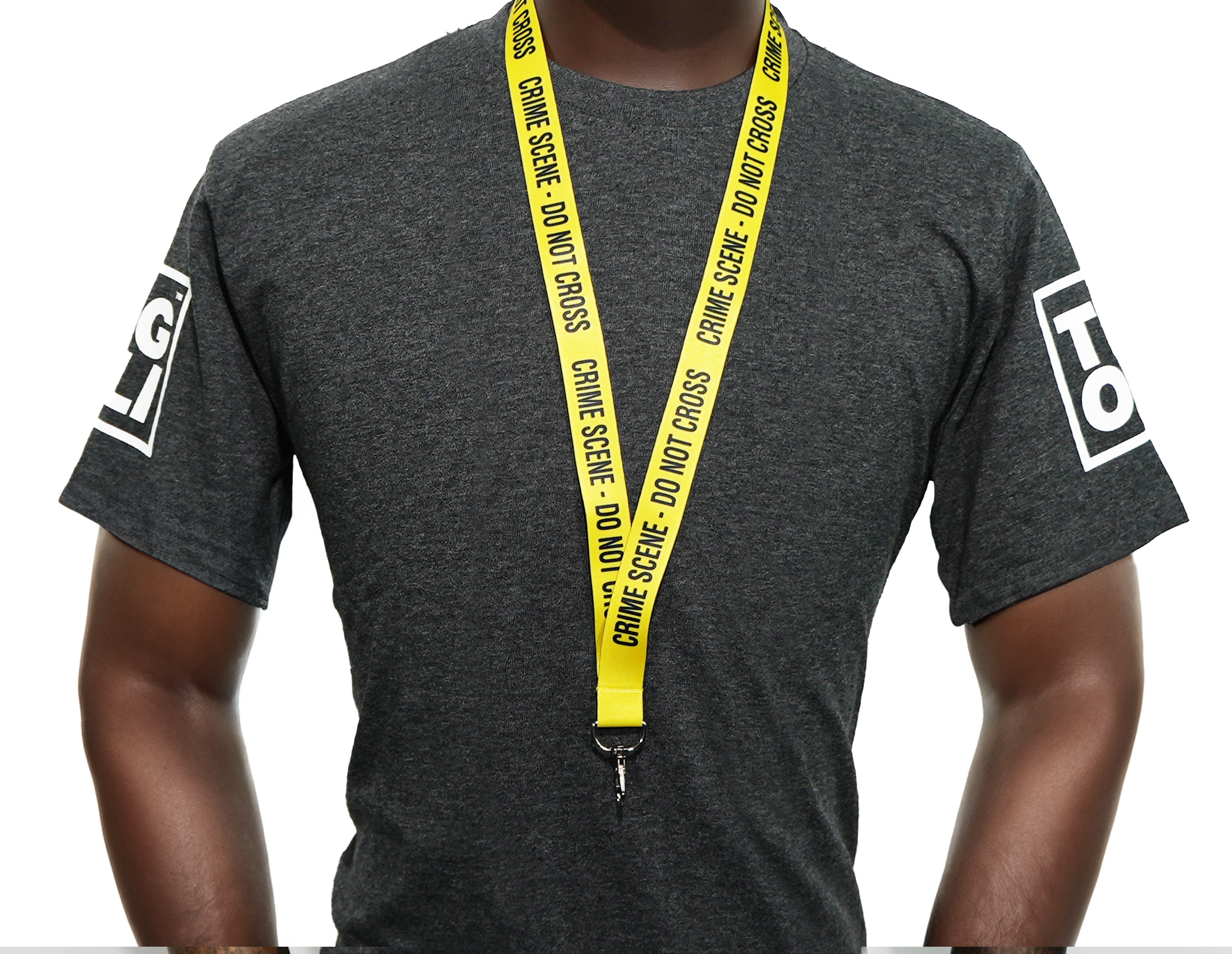 Crime Scene Tape CSI Police Lanyard