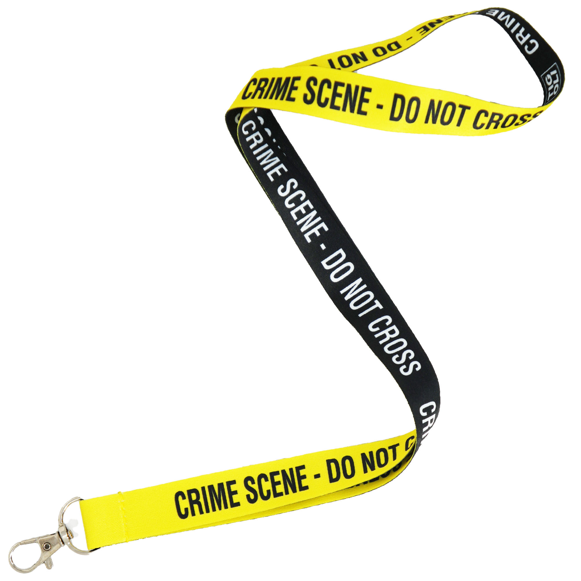 Crime Scene Tape CSI Police Lanyard