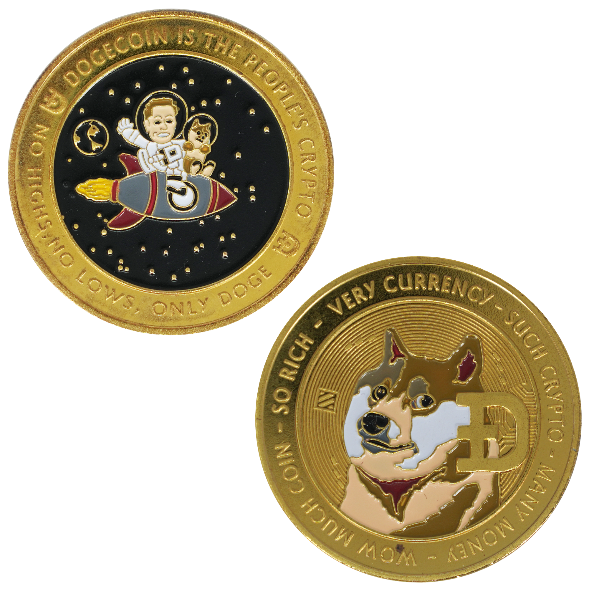Dogecoin Commemorative Coin – “To the Moon” Edition