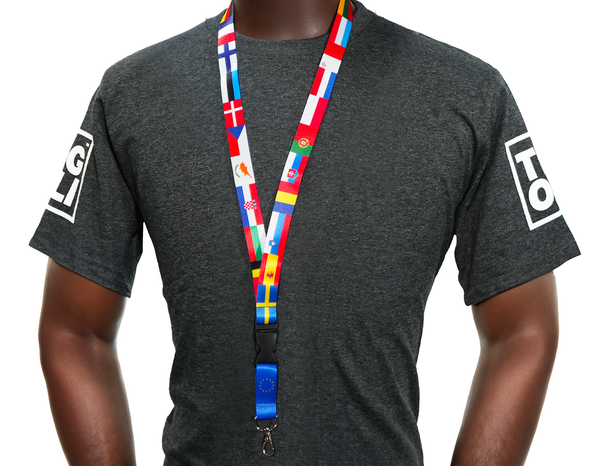 European Union Diplomat Europe Flags Lanyard