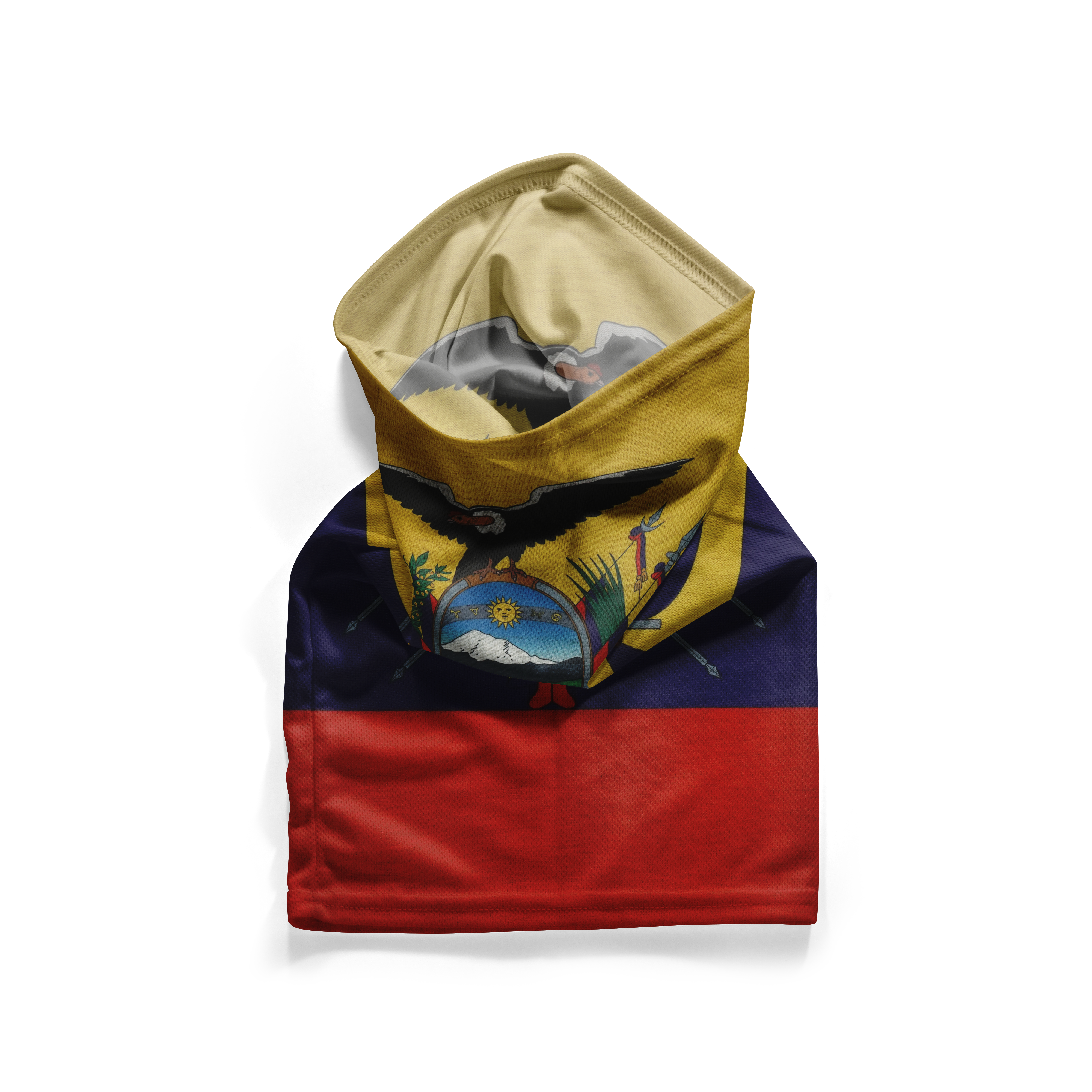 Ecuador Flag Snood – Breathable Mask Neck Gaiter Face Covering