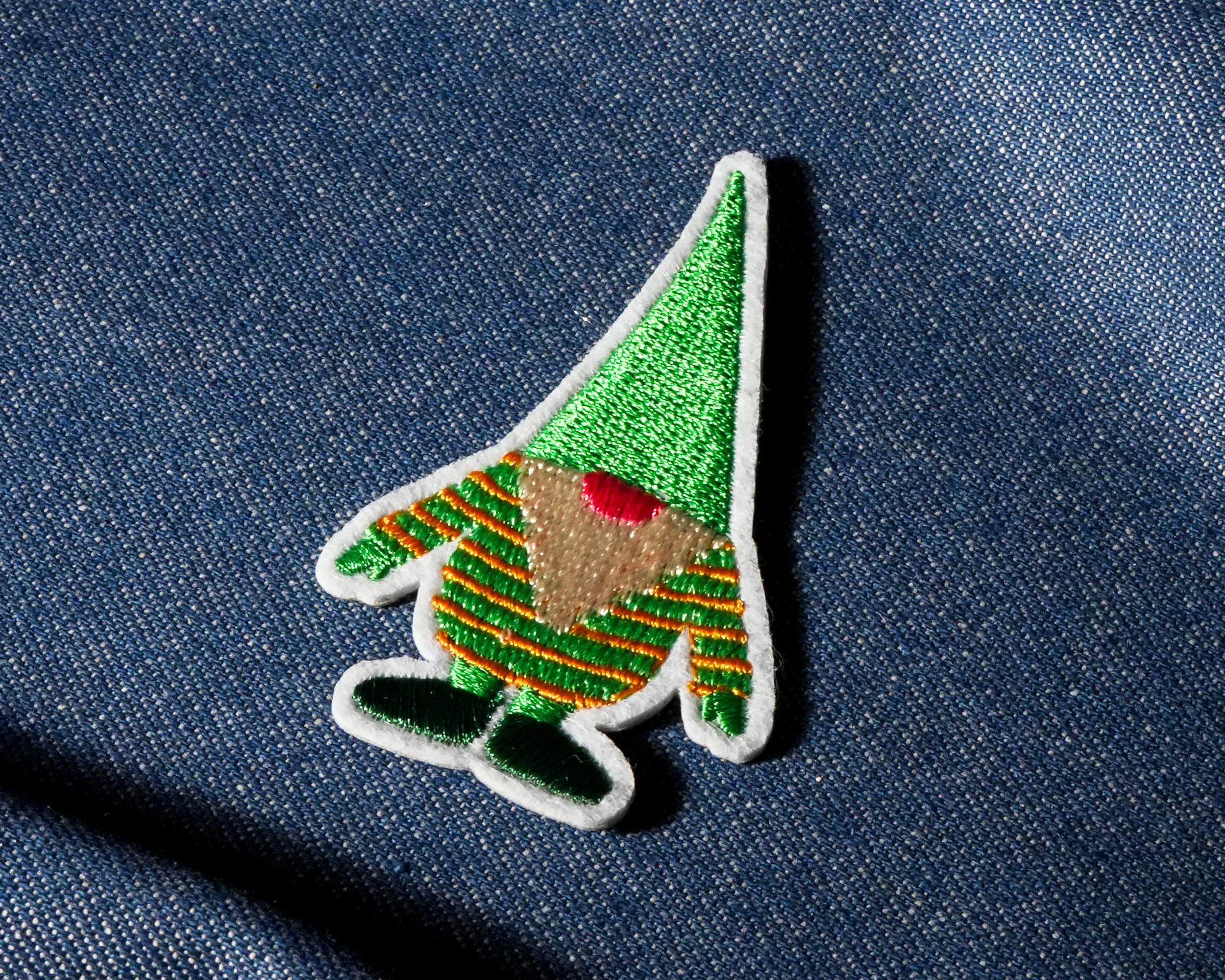 Elf Gnome Patch Iron On (4 x 6cm)