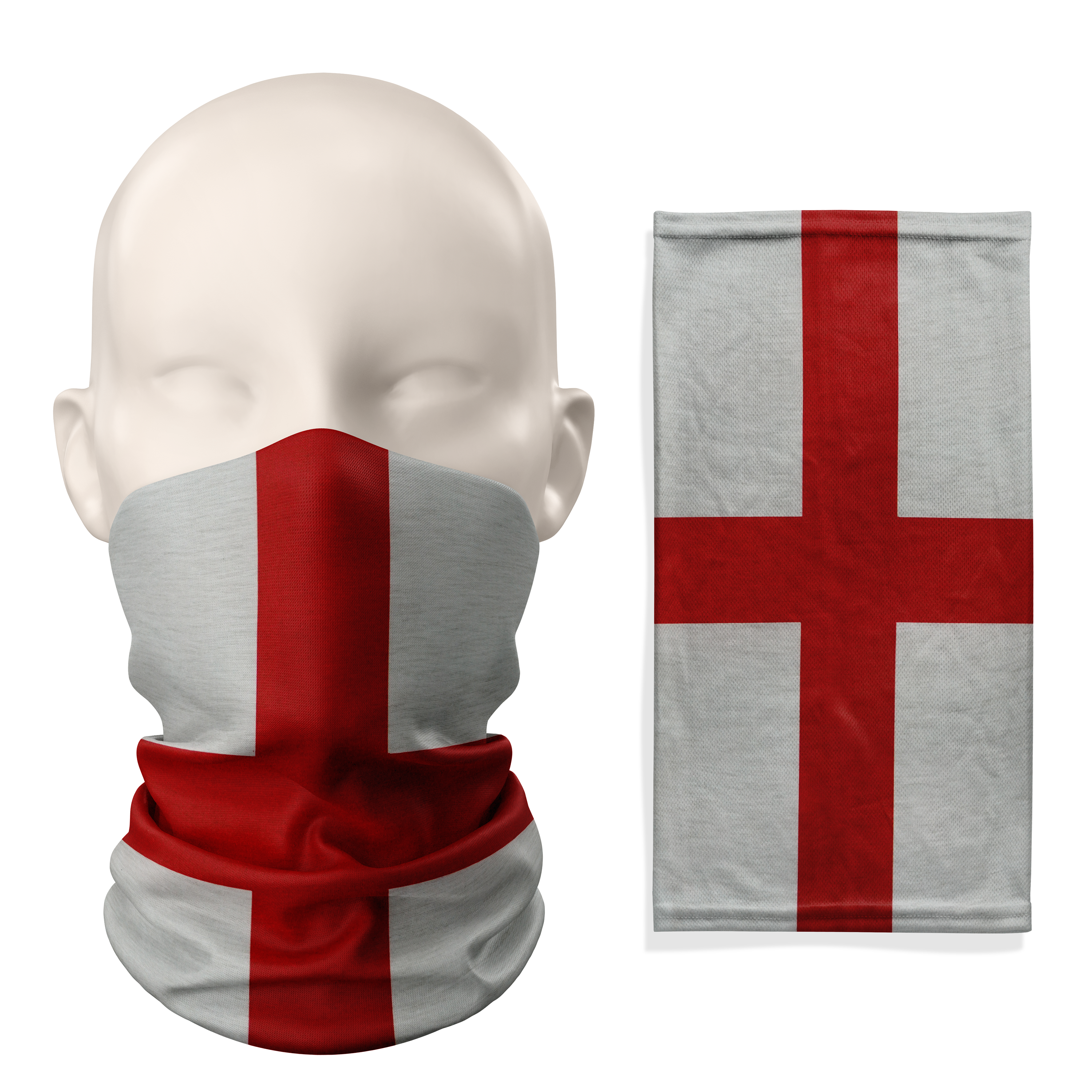 England St George Flag Snood – Breathable Mask Neck Gaiter Face Covering