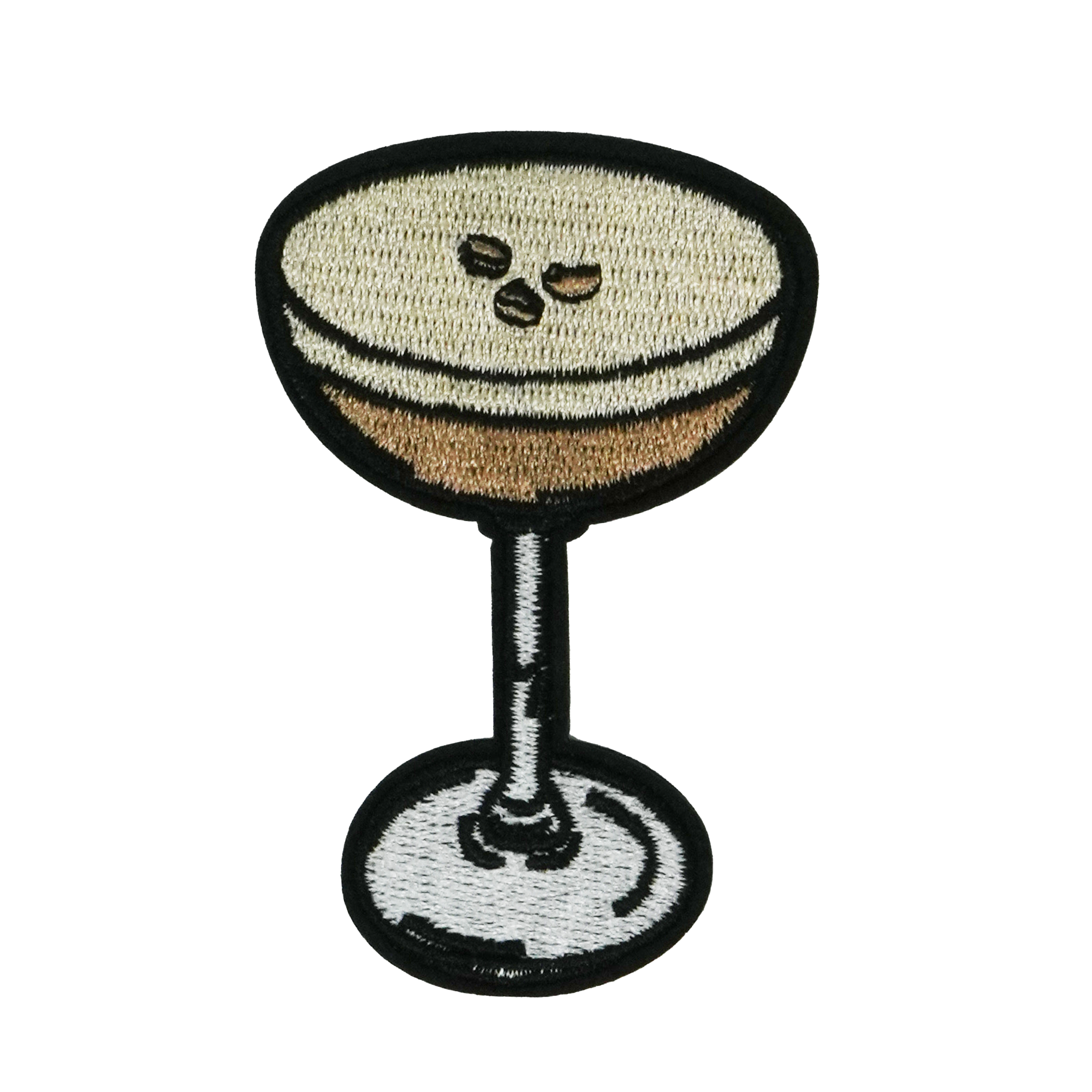 Espresso Martini Cocktail Alcohol Patch Iron On (5 x 7.5cm)