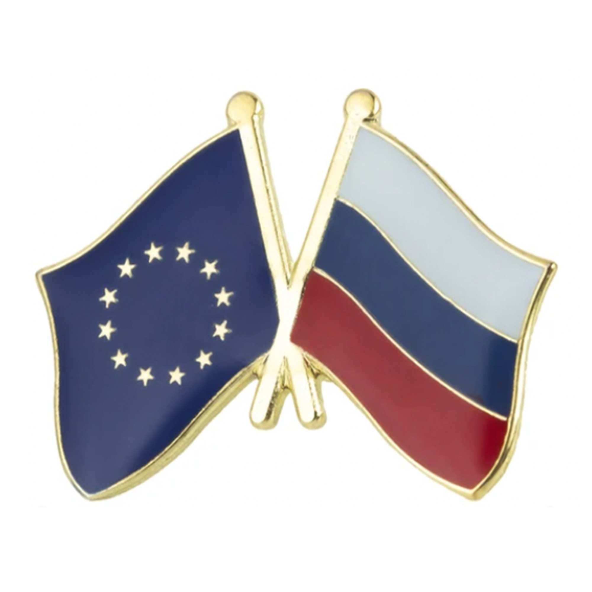 Pin de amistad entre la Unión Europea y Rusia