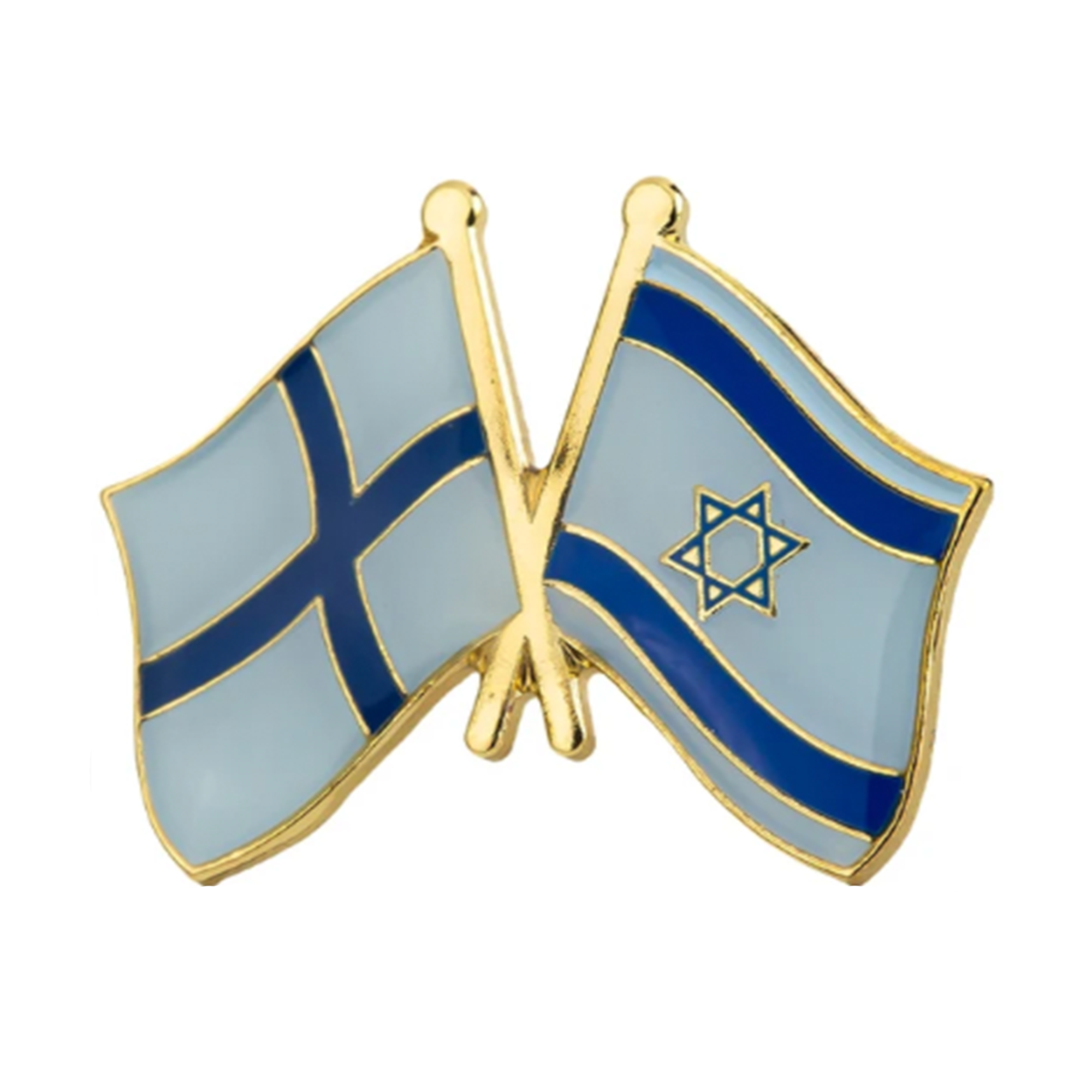Pin de amistad de Finlandia e Israel