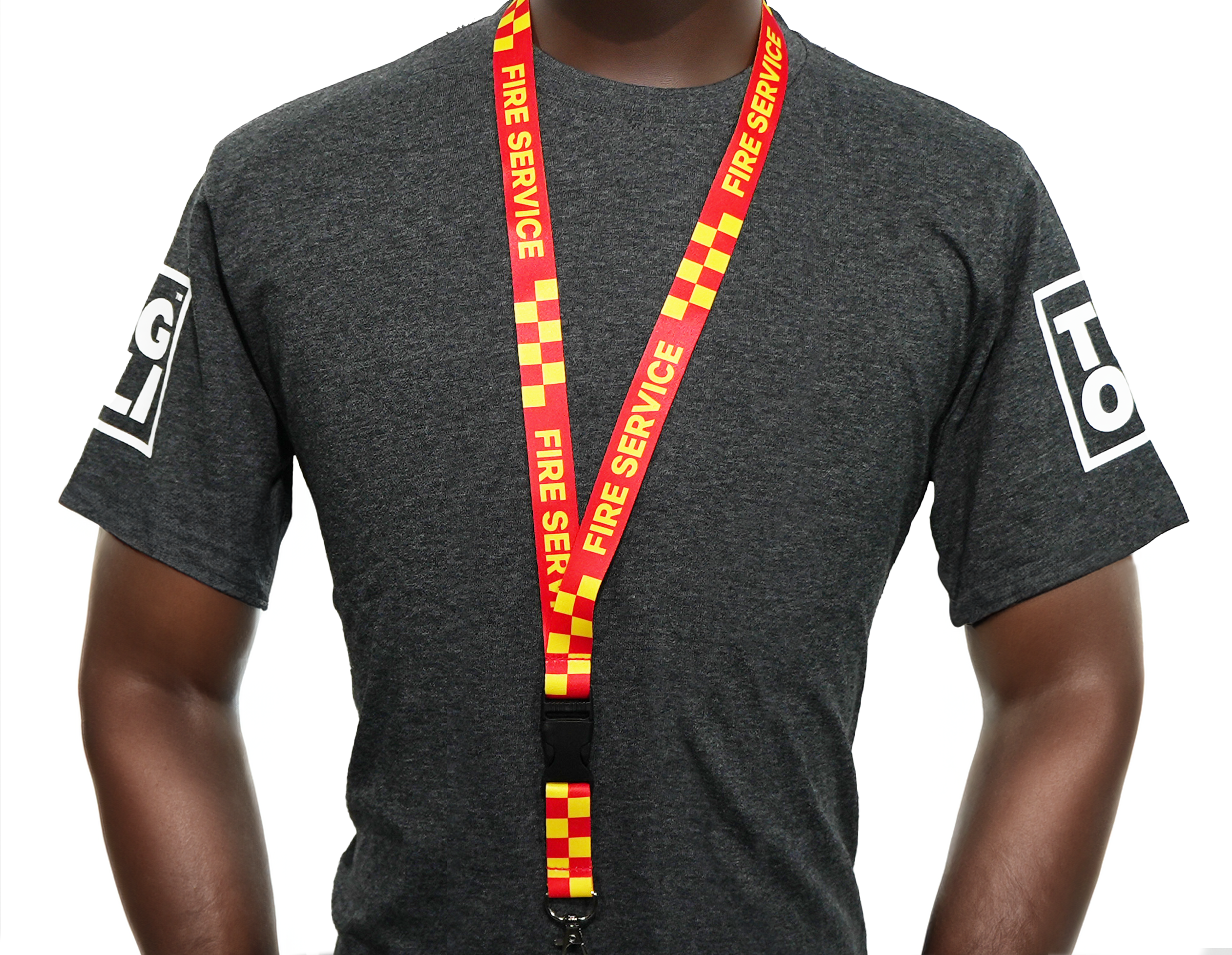 Fire Service Battenberg Fighter Cosplay Lanyard