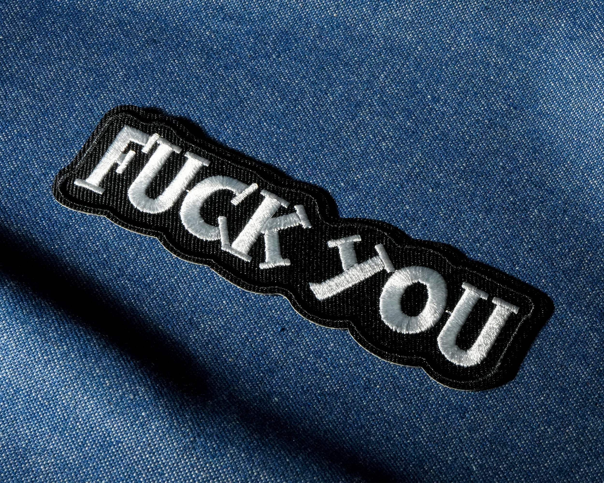 Fuck You Patch Iron On (11 x 3cm)
