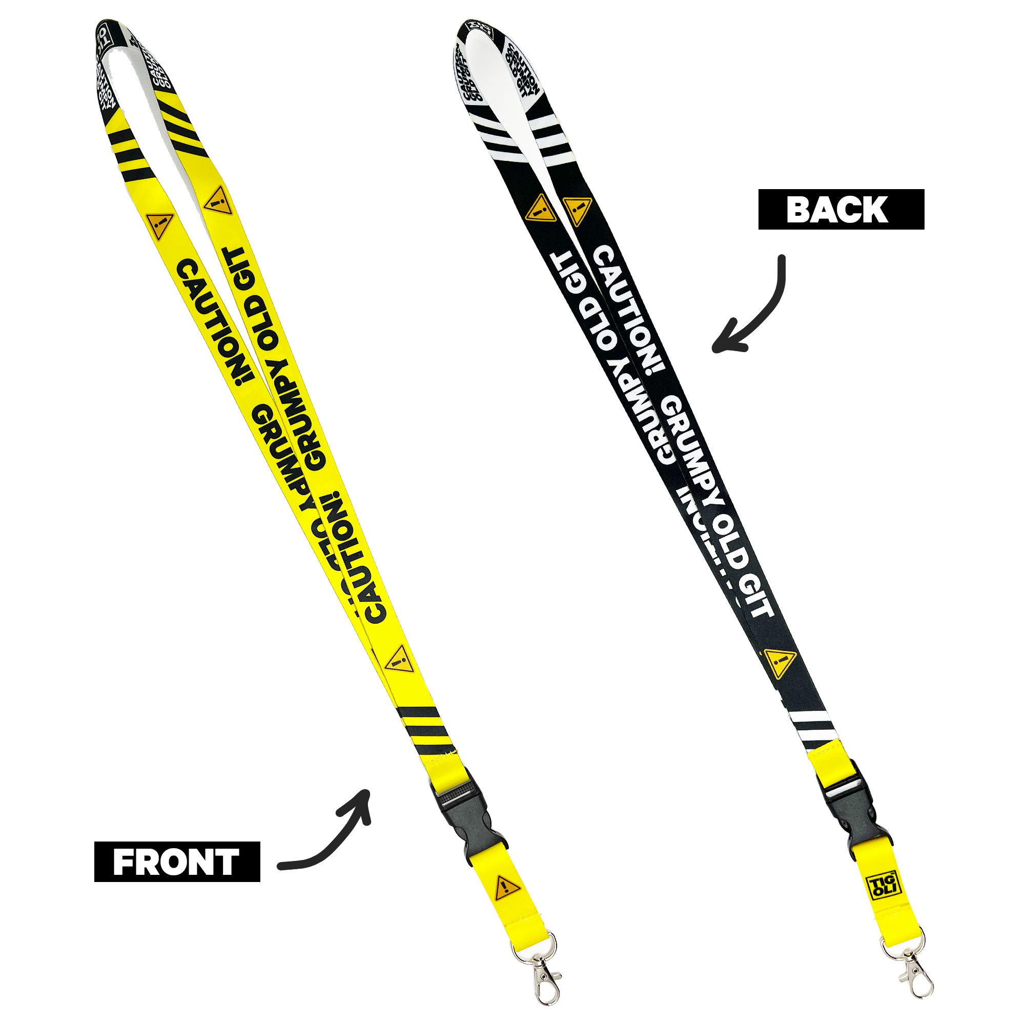 Caution! Insanely Funny Lanyard Office Novelty Gifts | Secret Santa