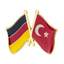Germany & Turkey Friendship Pin Badge