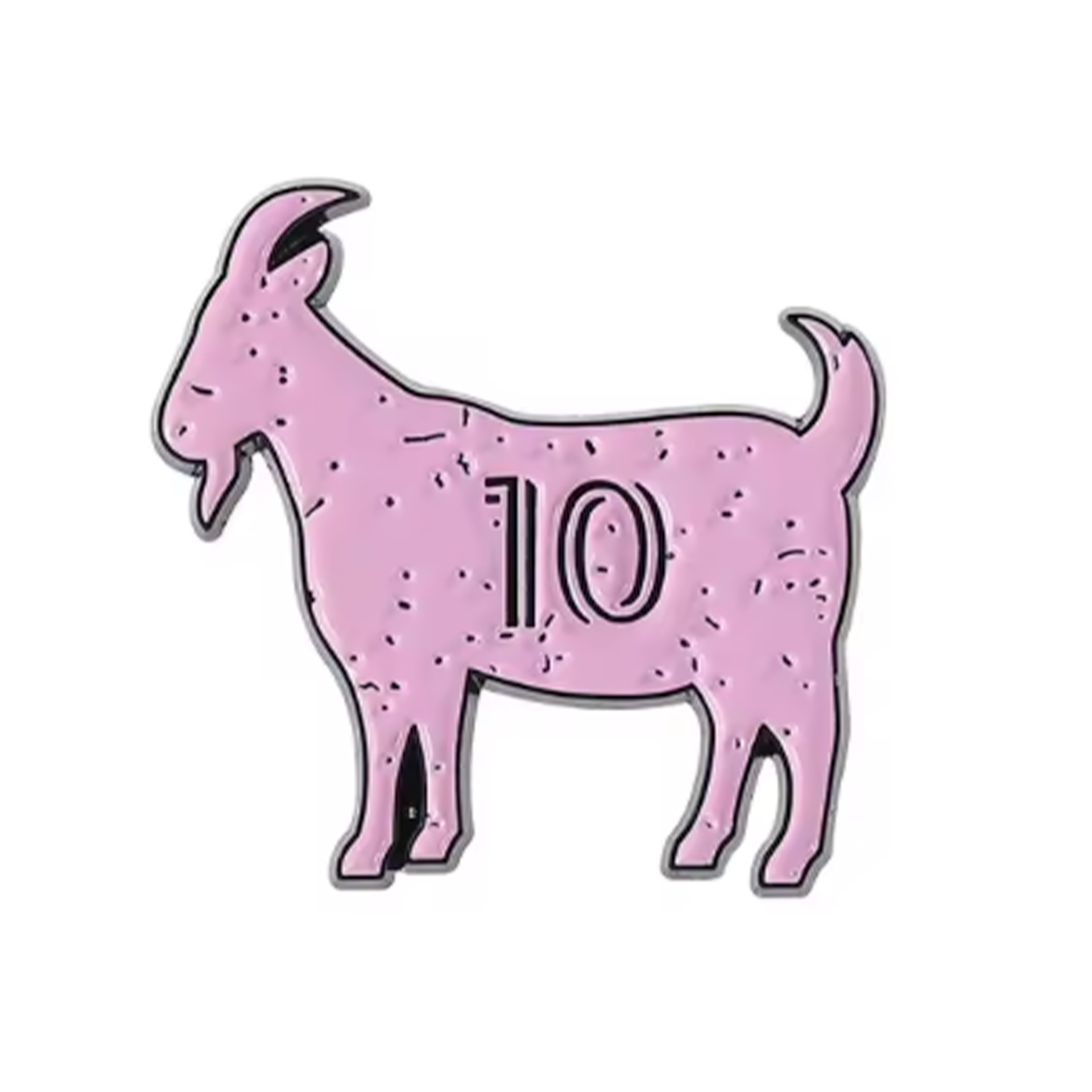 The Goat Number 10 Pin Badge