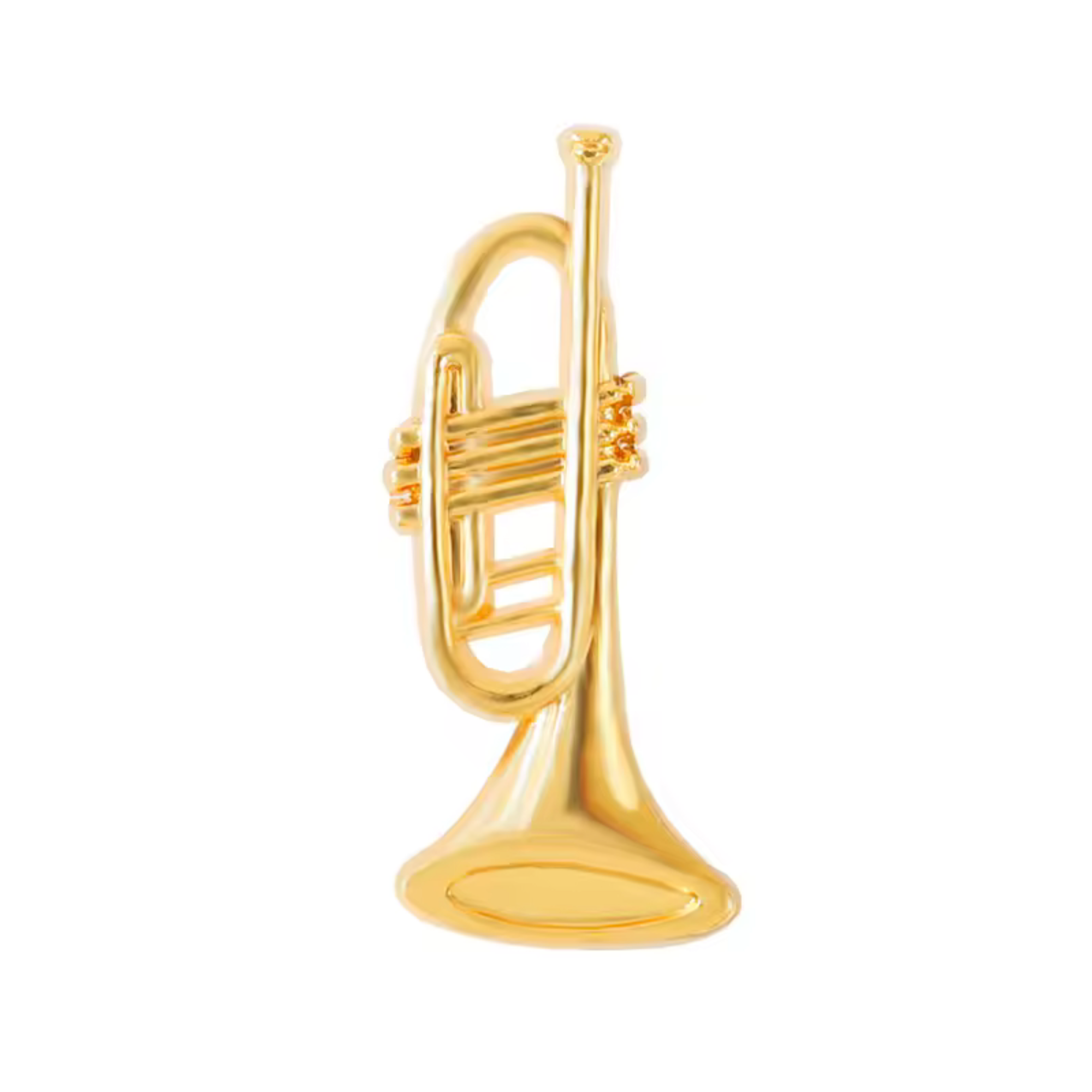 Golden Trumpet Pin Badge
