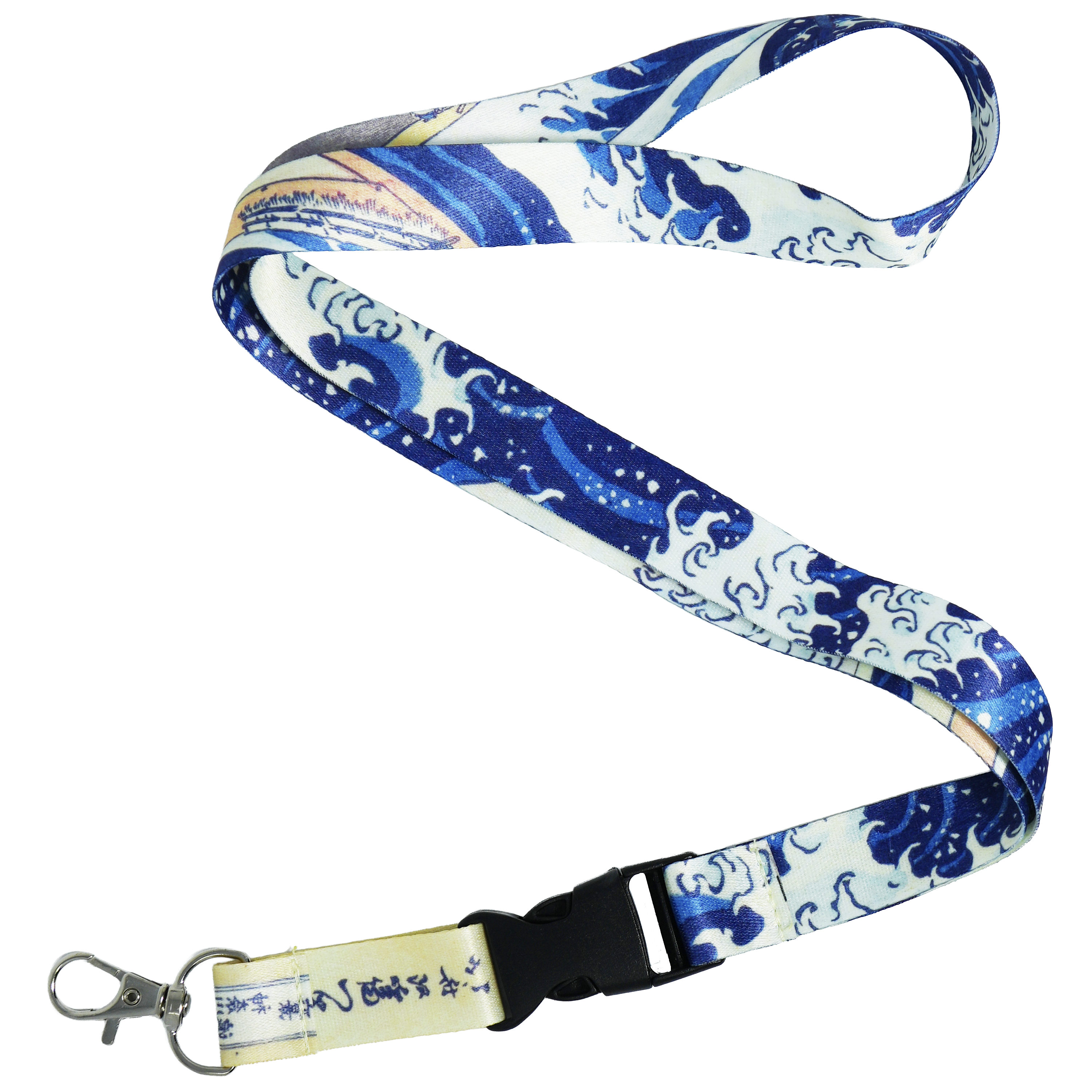 The Great Wave off Kanagawa Lanyard